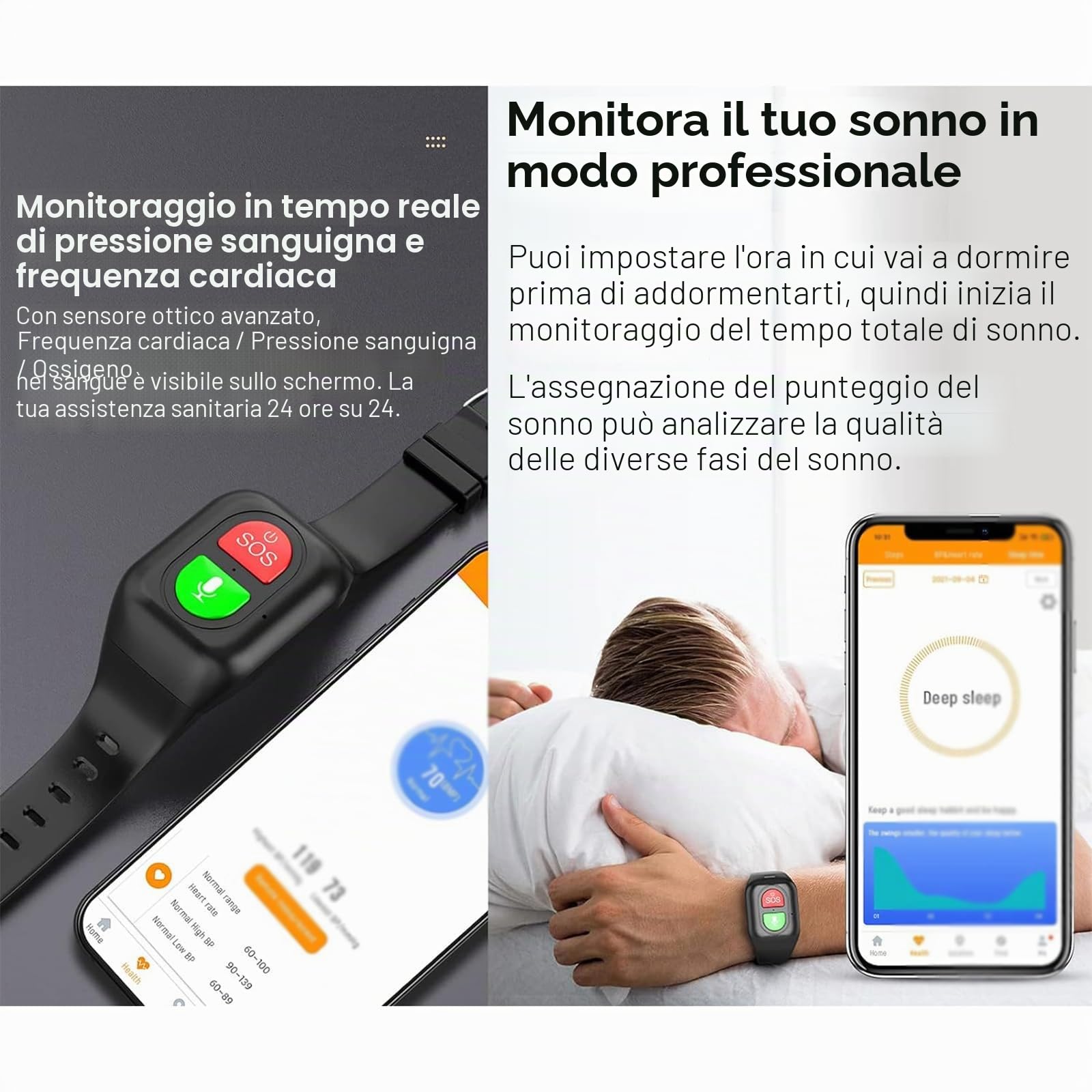Orologio Smart per Anziani con Allarme, Braccialetto GPS, Pulsante SOS di Emergenza, Chiamata Vocale 4G Impermeabile, Promemoria per la Medicina, Promemoria di Vibrazione per Demenza e Alzheimer