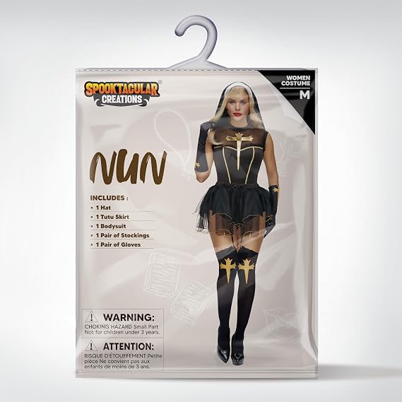 Spooktacular Creations Women Nun Costume, Nun Outfit Women, Halloween Costumes for Women Adult 2025