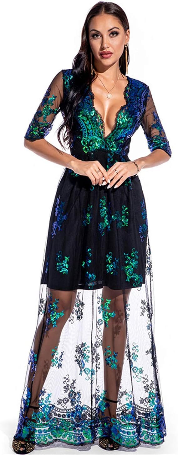 Amazon Co Jp Kiomigirl ロングワンピース レディース 春 きれいめ 重ね着風 Aライン 着痩せ レースワンピース 半袖 Vネック オシャレ パーティードレス キャバ 嬢 ドレス 人気 韓国風 結婚式ドレス お呼ばれ 普段着 旅行 通勤 演奏会 発表会 服 ファッション小物