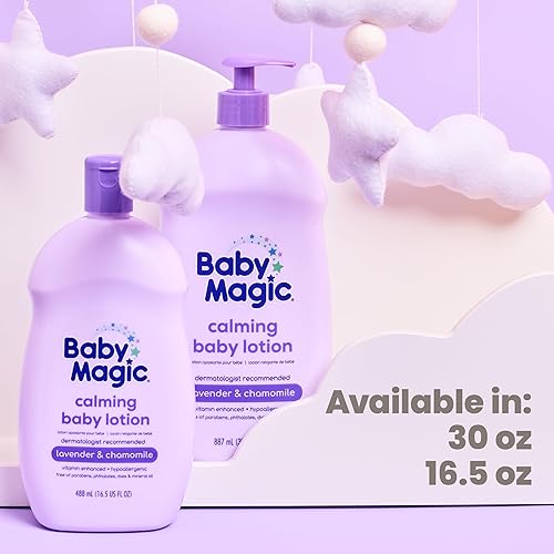 Miniatura 9 de Baby Magic Loción calmante  Ayuda a reconfortar y relajarse antes de acostarse  Lavanda y manzanilla  16.5 onzas líquidas (paquete de 6)