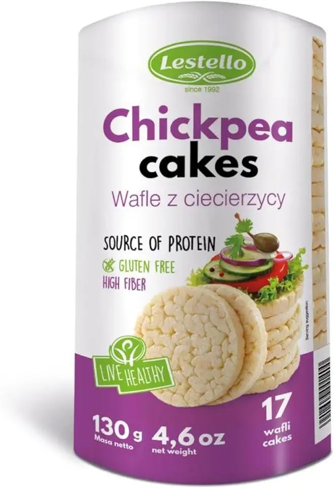 Lestello Chickpea Cakes, 130G - Pack Of 1 4H38B