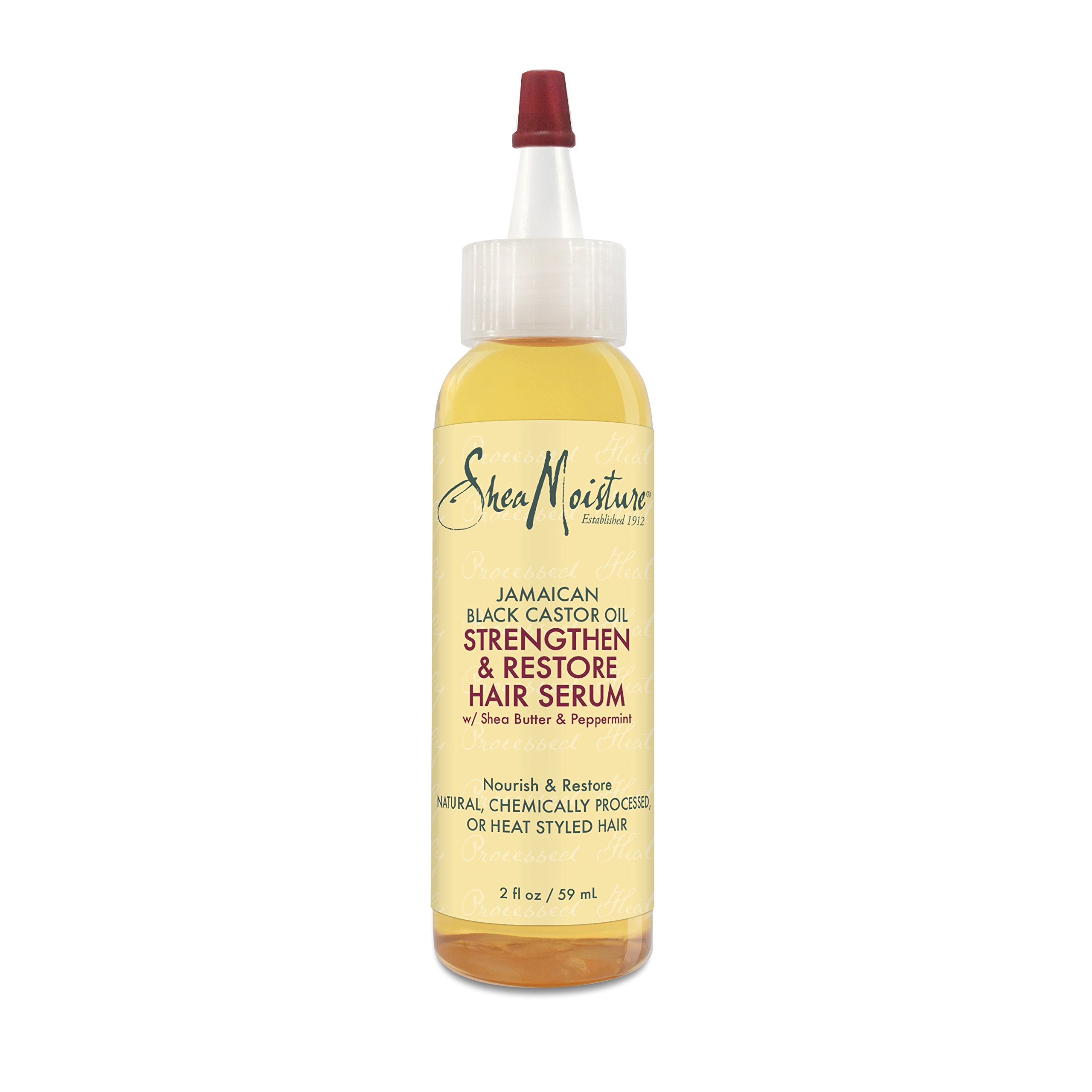 SHEA MOISTURE Jamaican Black Castor Oil Strengthen Grow and Restore Hair Serum, 59 ml, 56.6 grams