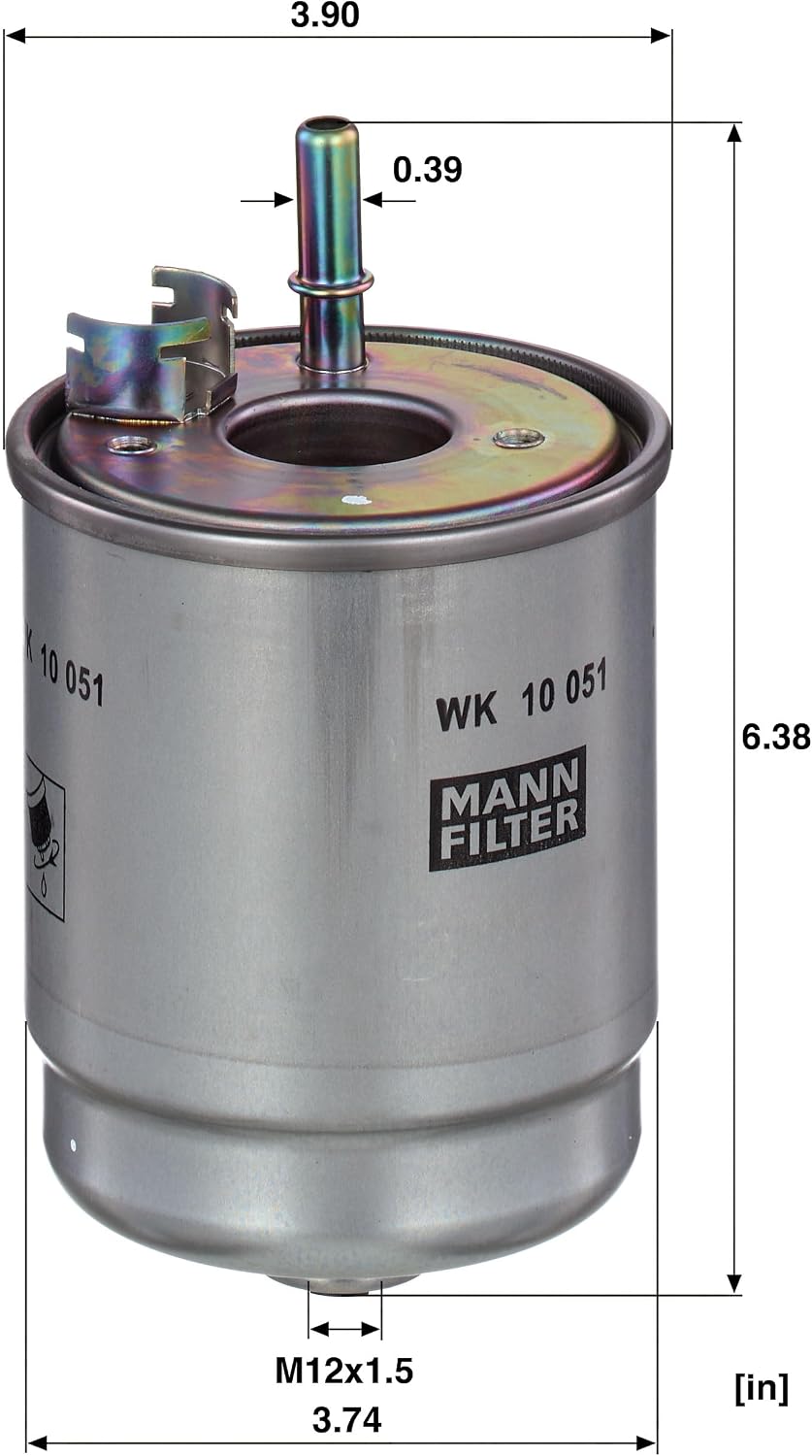 MANN-FILTER WK 10 051 Fuel Filter for Cars and Transporters