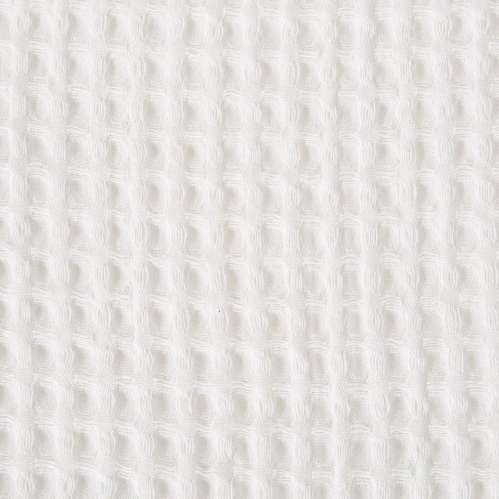 100% Cotton Waffle Weave Thermal Blanket. Super Soft Season Layering. Mikala Collection (Full/Queen, White) : Home & Kitchen