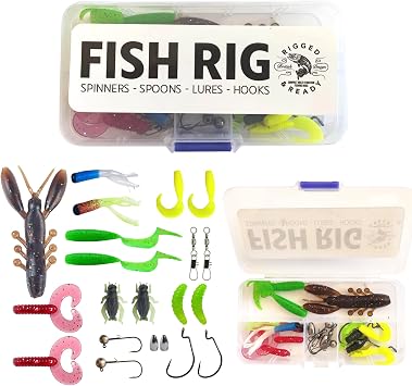 Rigged and Redy - Fish Rig Premium Barbless Spinners & Spoons