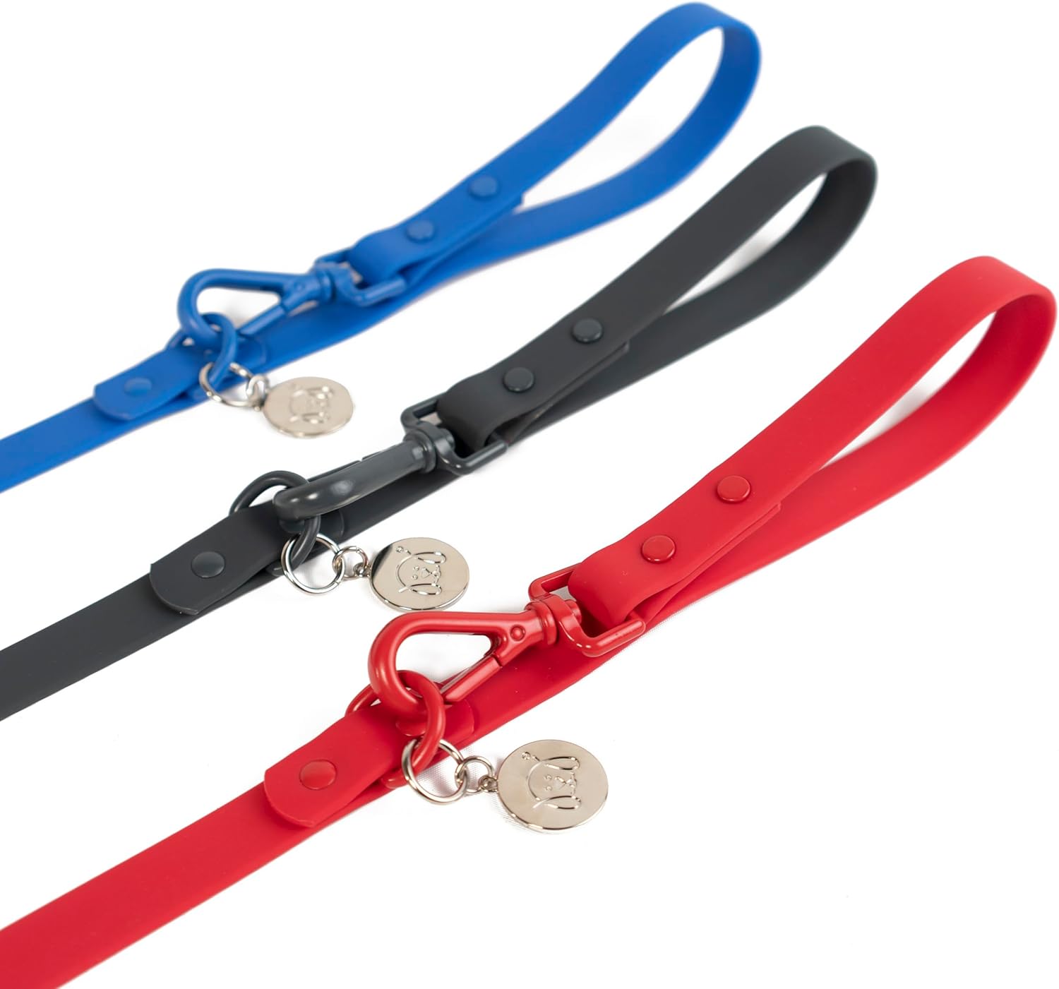 United Pups デザイナー 犬用リード - モダンな子犬グレーにマッチした色。標準サイズ(5フィート)。