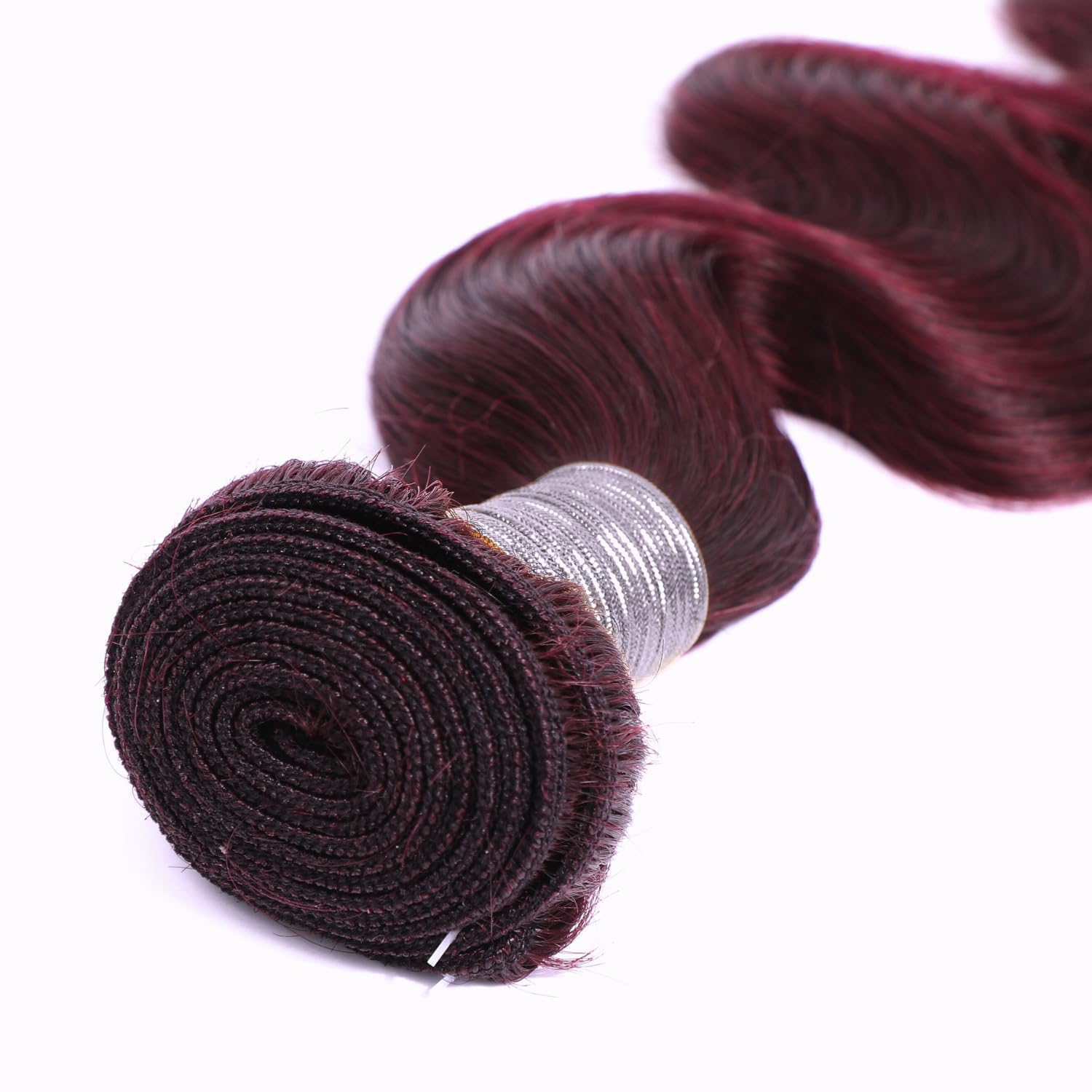 ALHER 12A 99j Dark Burgundy Body Wave Bundles with 5x5 Closure Human Hair, 99j Purplish Wine Red Color HD 100% Unprocessed Virgin Remy Hair for Women 3 Bundles with 5x5 Lace Closure 18 20 22+18 Inch