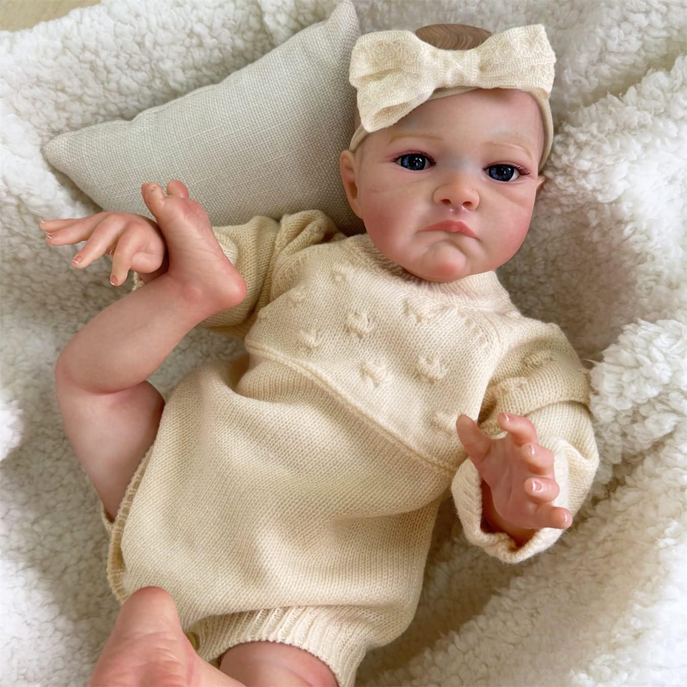 Anano Reborn Dolls Girl Toddler Cheap 19 Inch Reborn Realistic Baby Boy