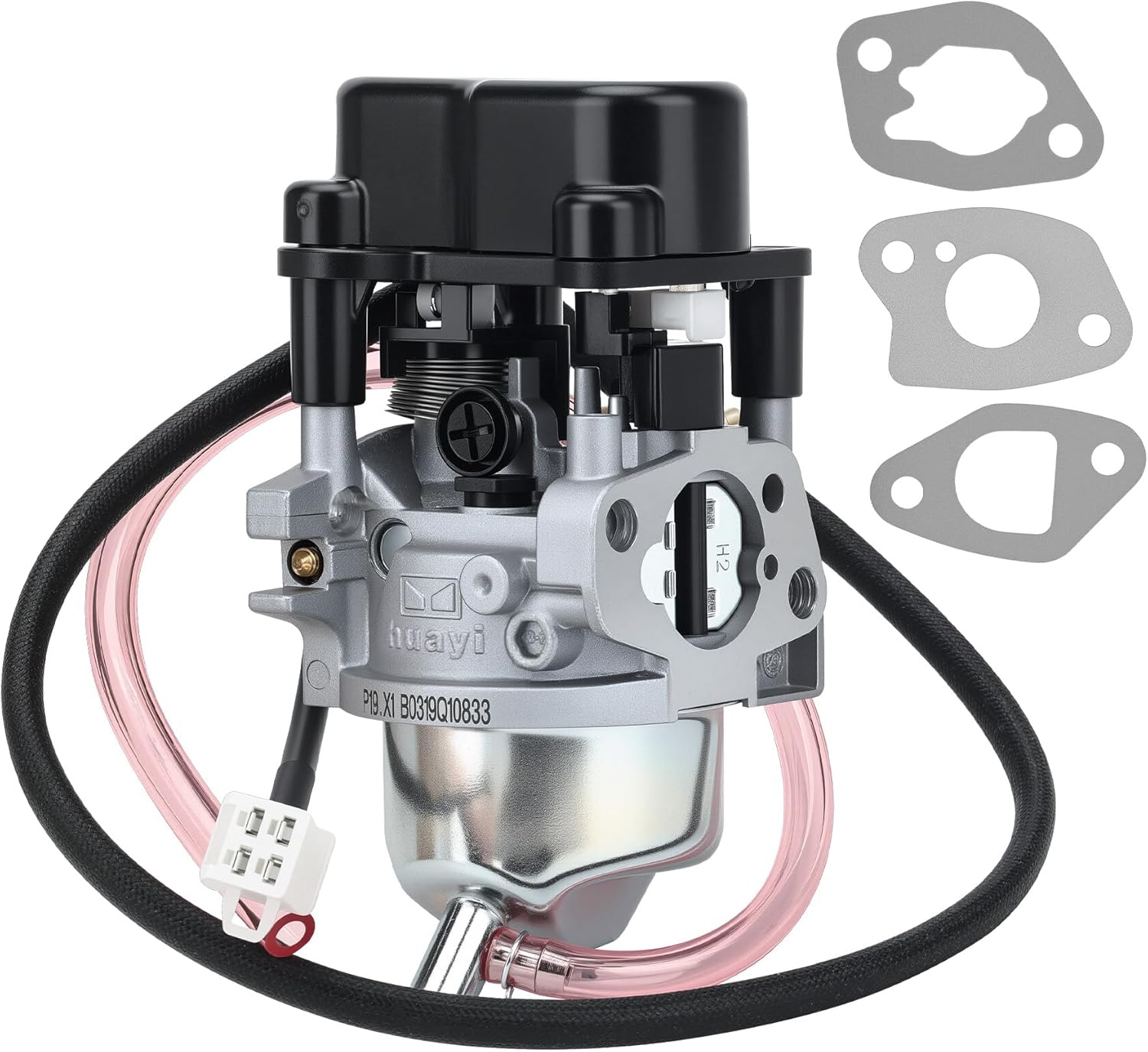 50040195 Carburetor Kit Compatible with Cummins Onan P4500i Westinghouse Igen4500 4500W/3700W Inverter Generators W 224cc Engines Include 2 Stepper Motors
