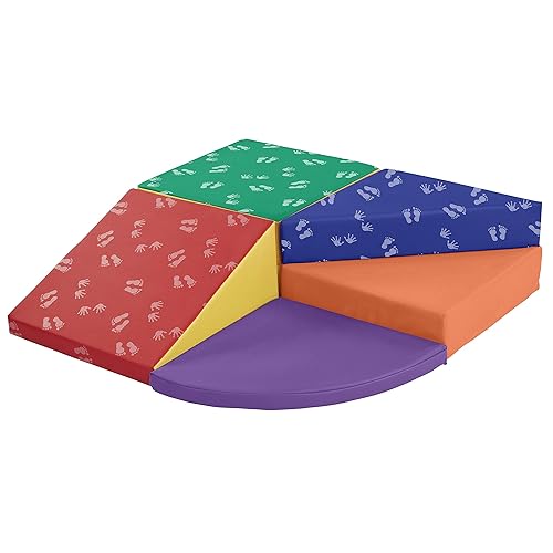 ECR4Kids Escalador de juguete Softzone individual de espuma, con túnel, contemporáneo