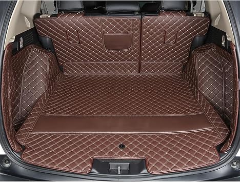 3D Full Coverage Car Trunk Mat Compatible with Toyota CHR 2018-2020-Current Coffee