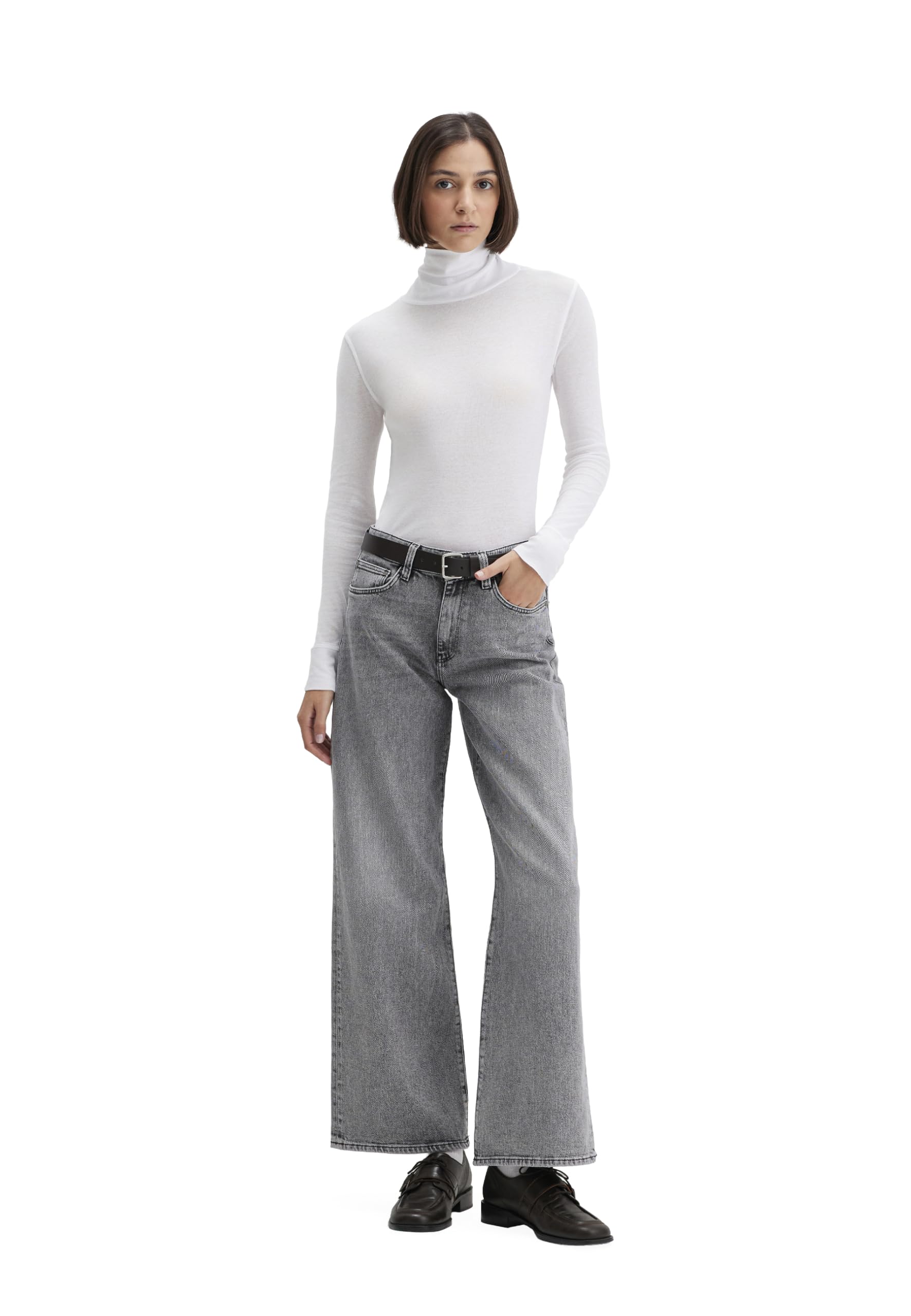 Mavi Damen Denim Pants Malibu Wide Leg Jeans