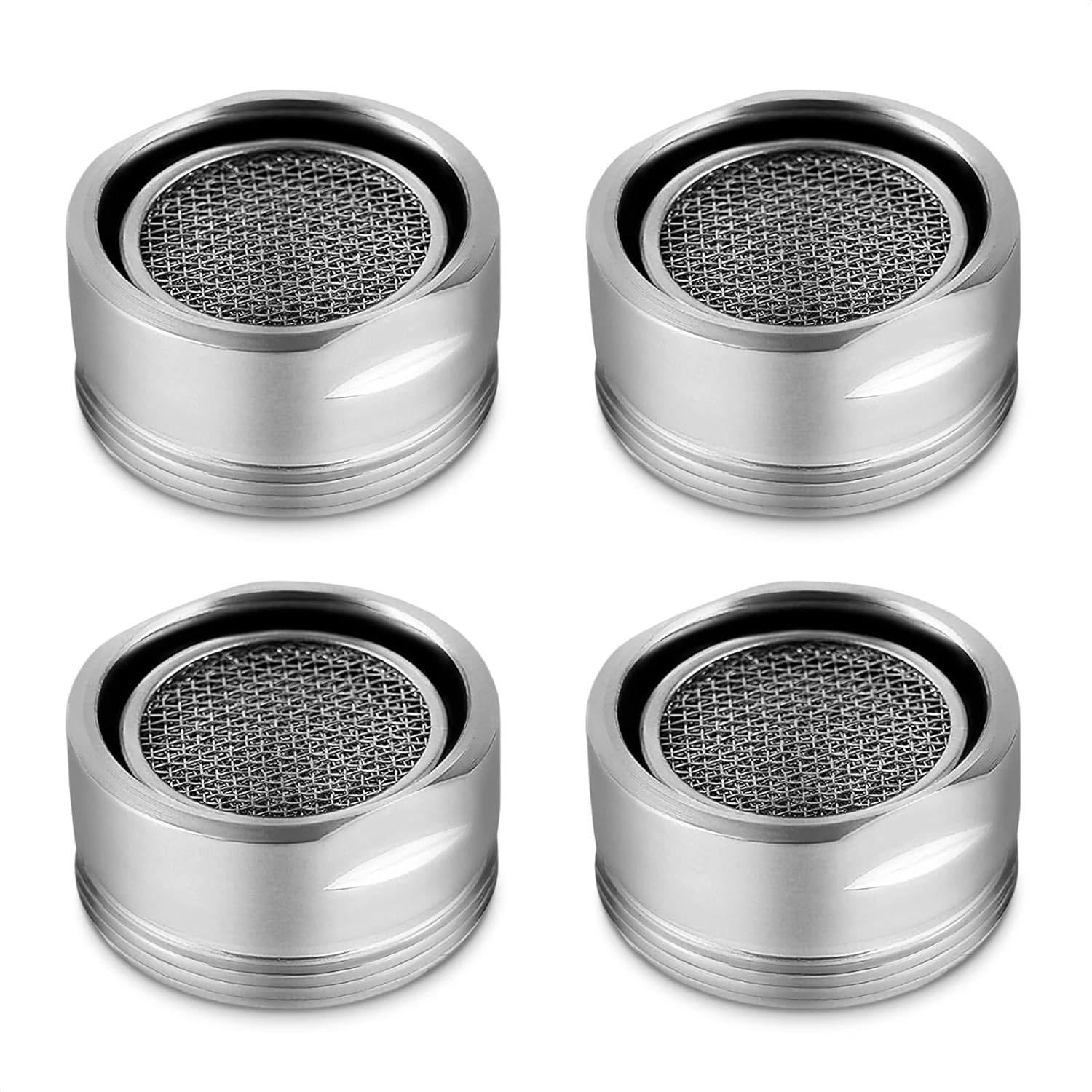 4 Pcs Faucet Aerator Kitchen Sink 15/16Inch 24mm External Thread
