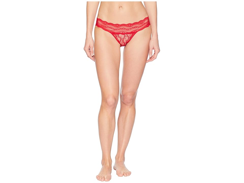 

b.tempt'd Lace Kiss Bikini (Crimson) Women's Underwear