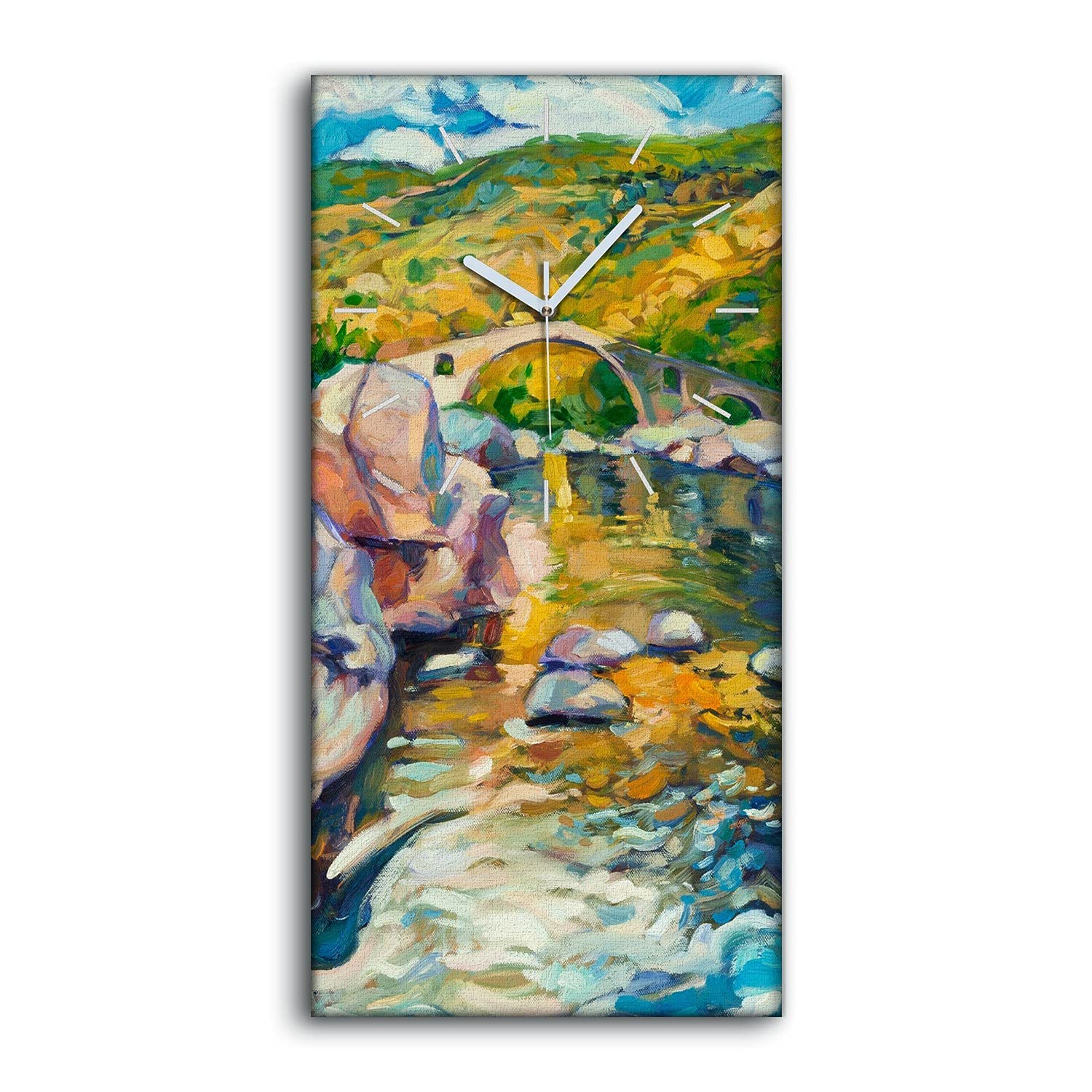 Horloge Toile Sans Bruit Grand Format Pour En finir Avec Le Tic-Tac