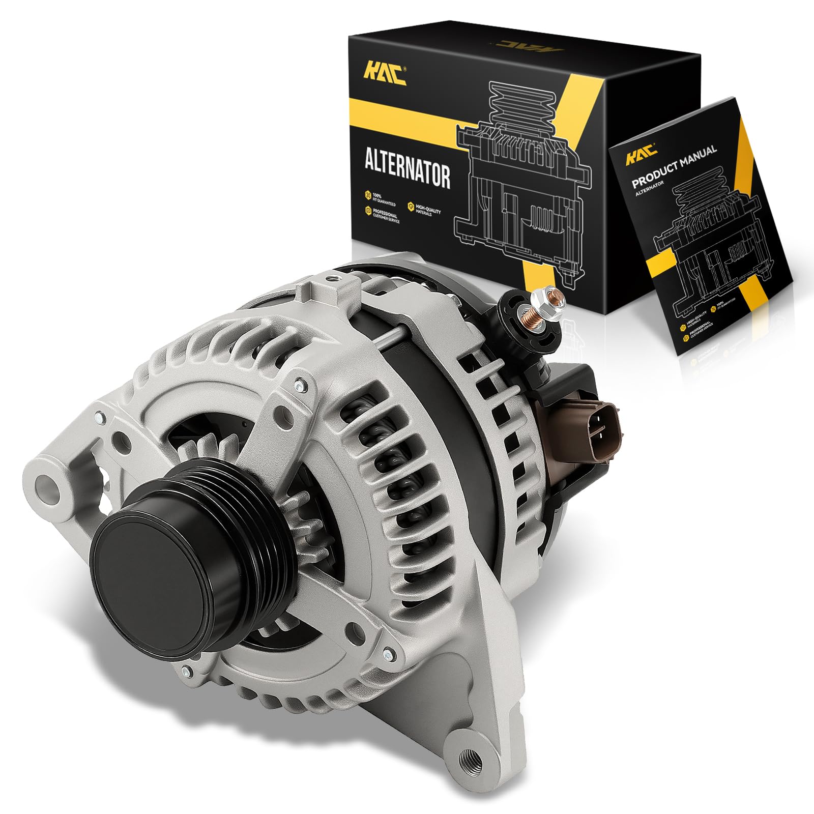 KAC Alternator Replacement for Camry L4 2.5L 2010-2011, Alternator Replace 11516-image-25