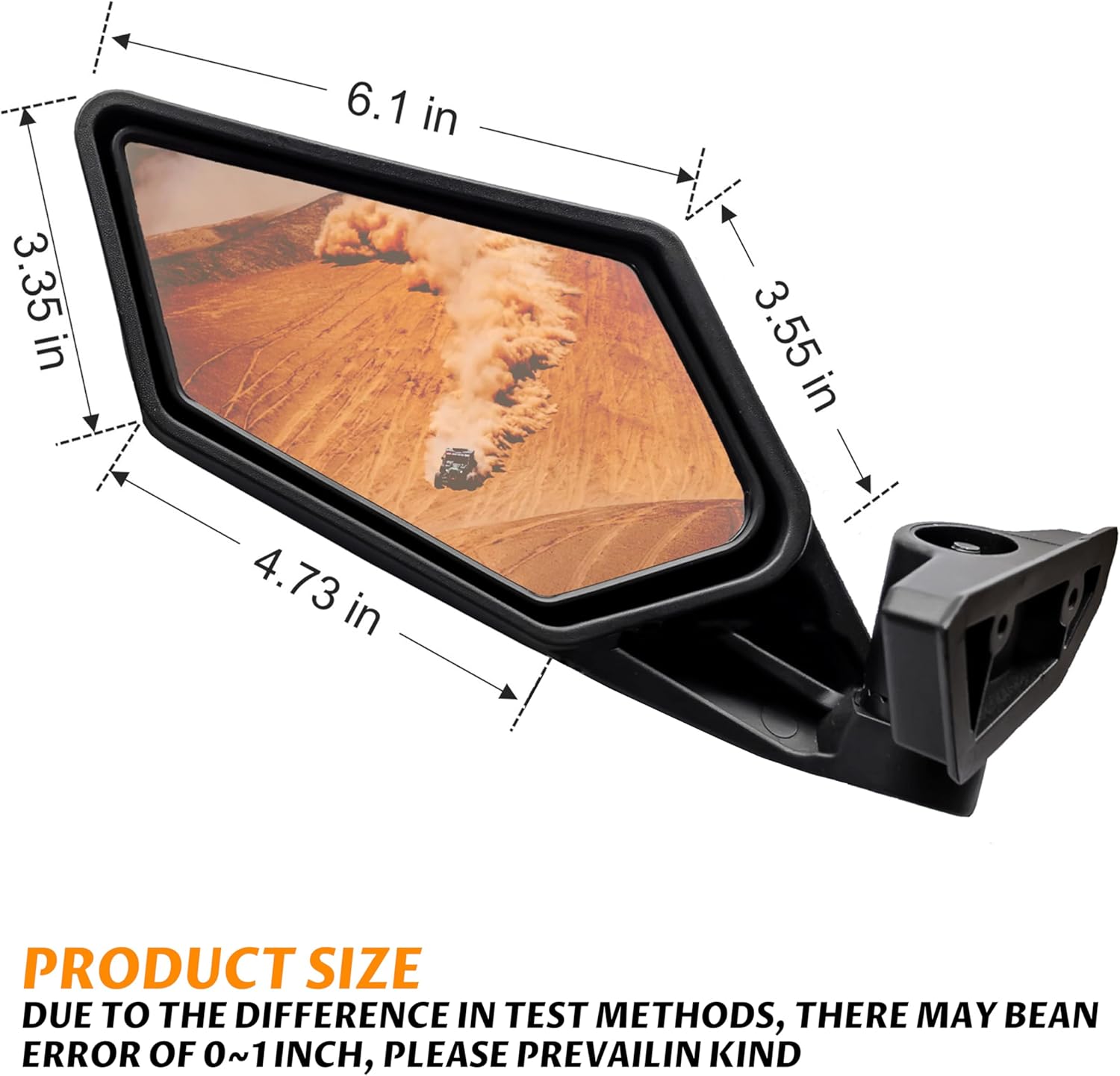 SAUTVS Adjustable Folding Side Mirrors for Can-Am Maverick X3, Rear View Racing Mirrors for Can Am Maverick X3 2017-2025 Accessories (2PCS, 715002898)