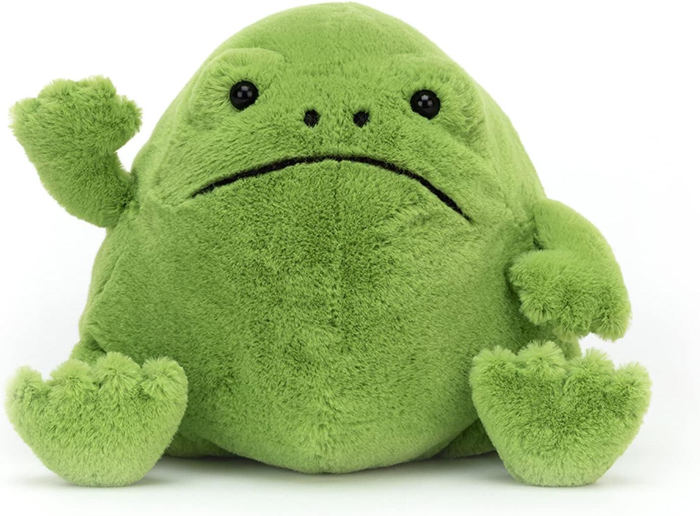 Jellycat Ricky Rain Frog Stuffed Animal, Medium 7 inches - Amphibian Plush Toy - Classic Children's Gift - view 2