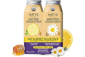 Matys Healthy Products Organic Adult Cough Syrup Day & Night Value Pack