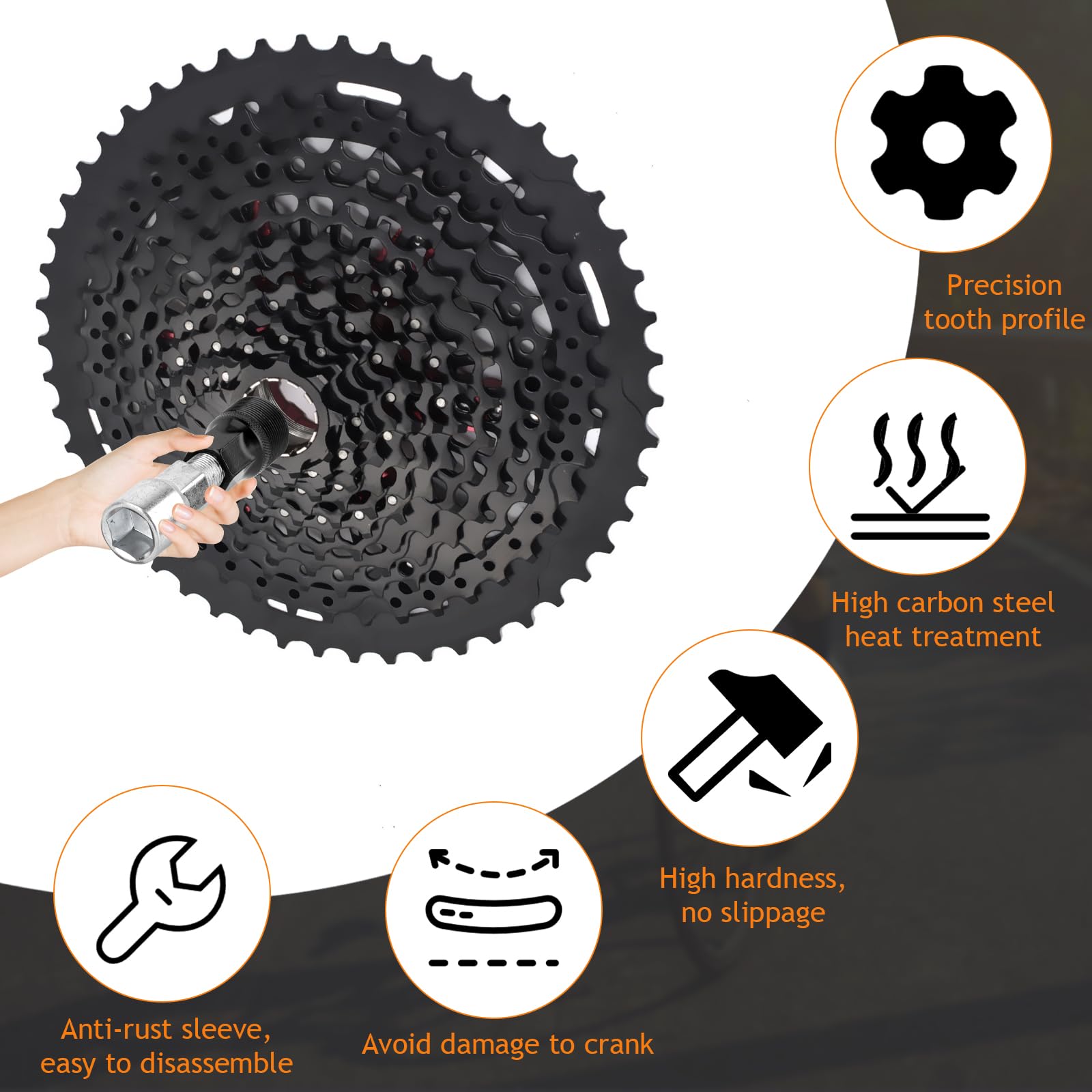 Kit Attrezzi Per Riparazione Bici - Frusta Catena, Estrattore Pignoni E Pedivella