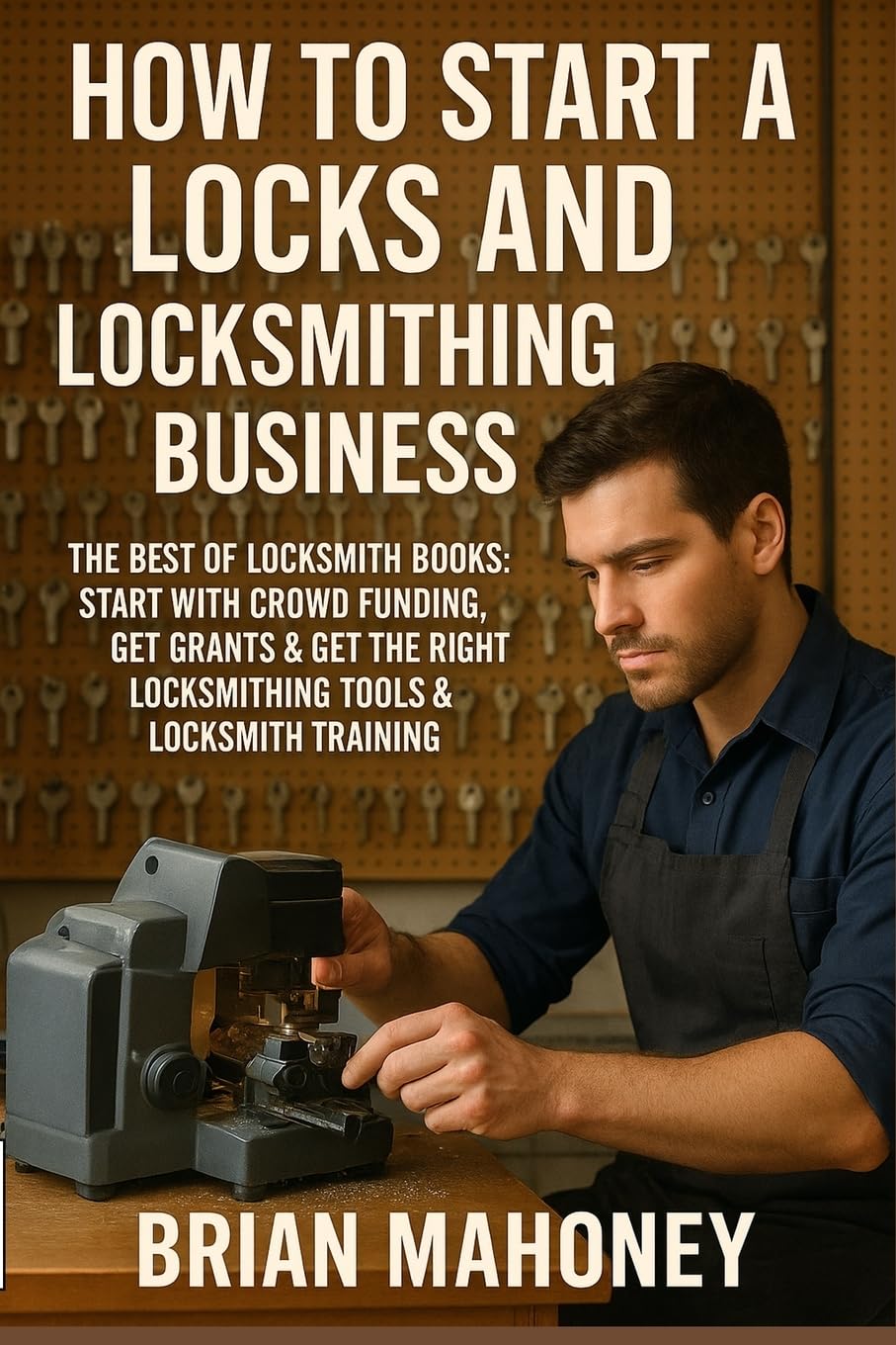 How to Start a Locks and Locksmithing Business, The Best of Locksmith Books: Start with Crowd Funding, Get Grants & Get the Right Locksmithing Tools & Locksmith Training