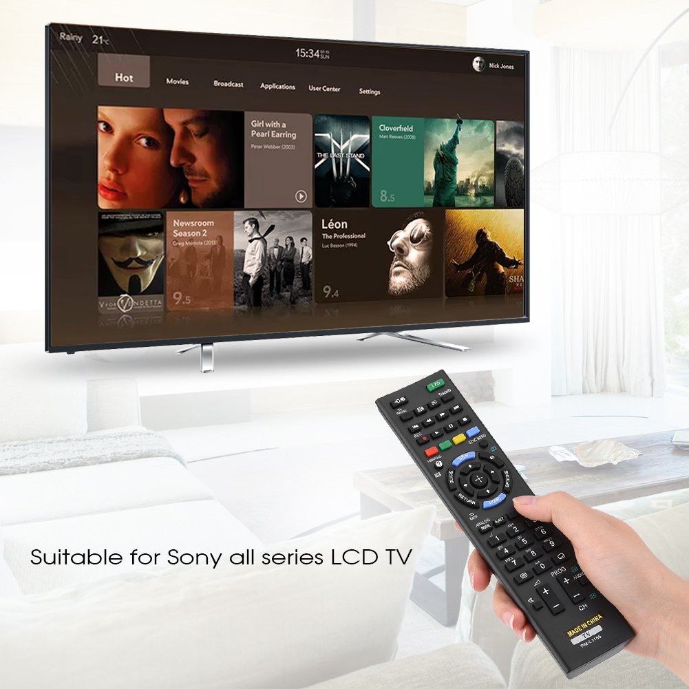 One for All Télécommande TV Universelle, Télécommande de Téléviseur Remplacement Télécommande avec Toutes Les Fonctionnalités pour Téléviseur Intelligente, LCD.