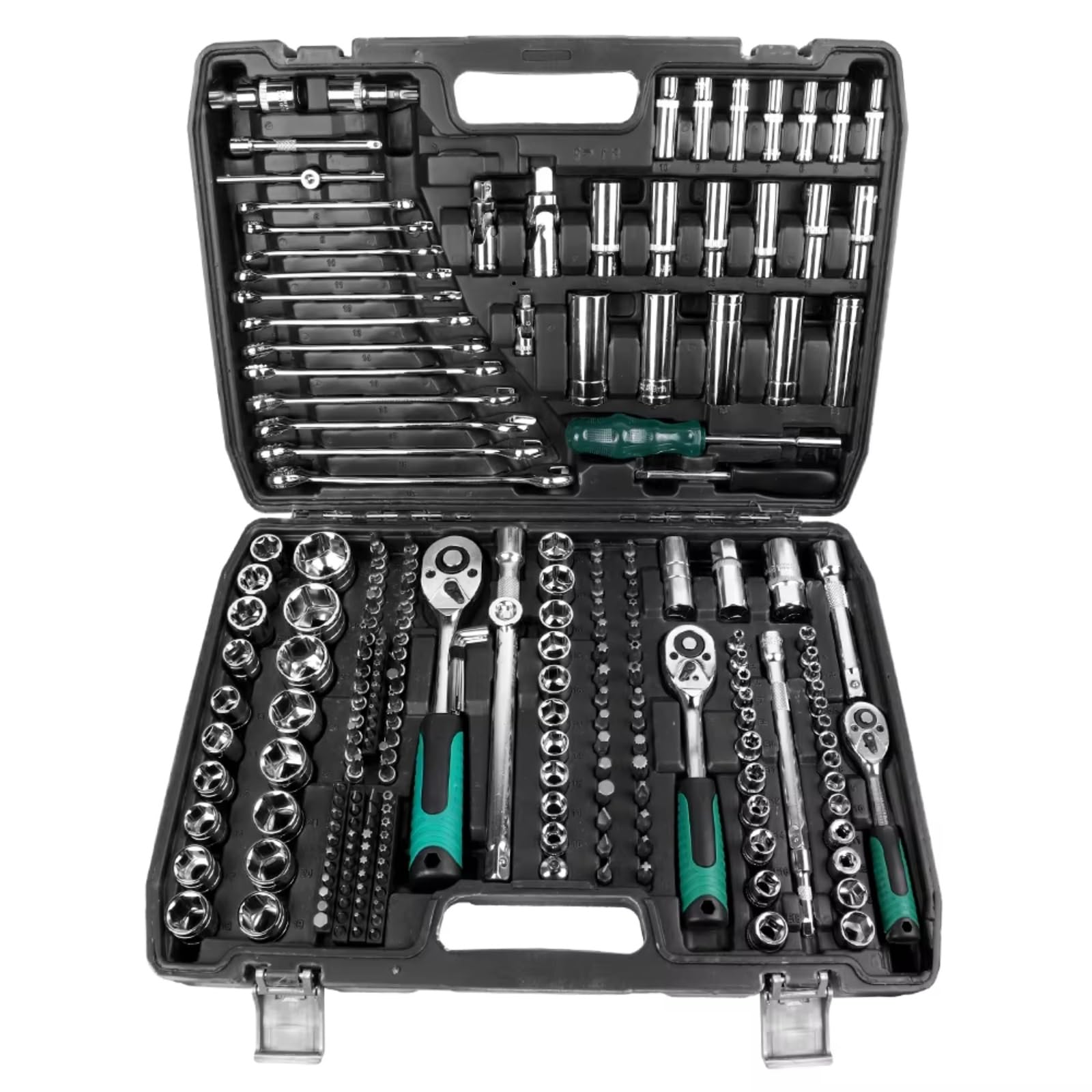 Set attrezzi da officina 227 Pz Set Di Chiavi A Cricchetto Strumento Di Riparazione Auto 1/4 "3/8" 1/2 "Chiave A Cricchetto Chiave A Tubo Kit Di Utensili Manuali