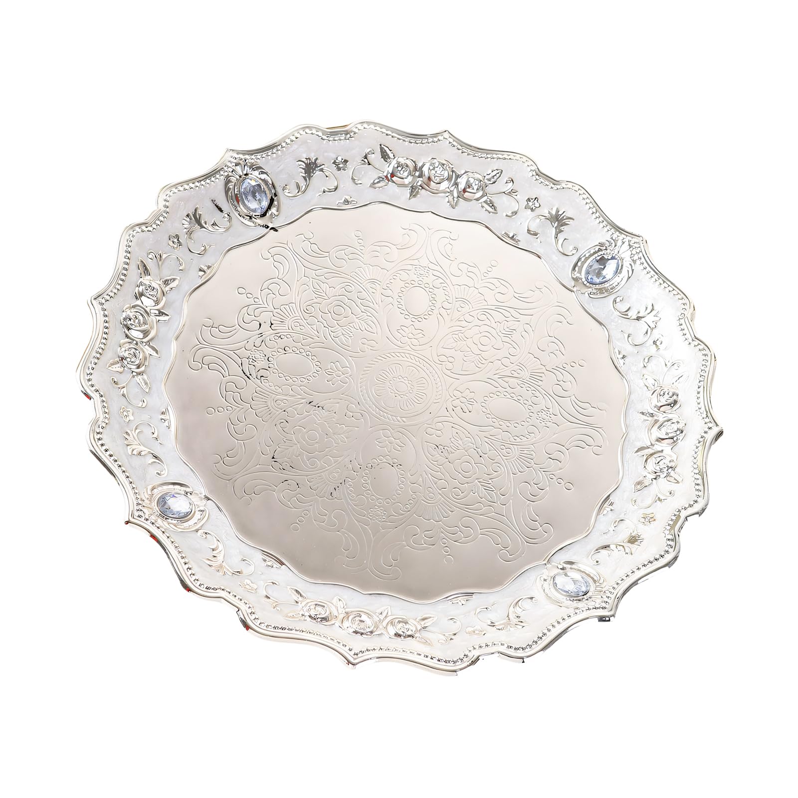 CUNZJIA Fruit Plate Fruit Basket Countertop Fruits Bowl Holder Decorative Bowl Stand for Fruits,Vegetables,Snacks,Household Item