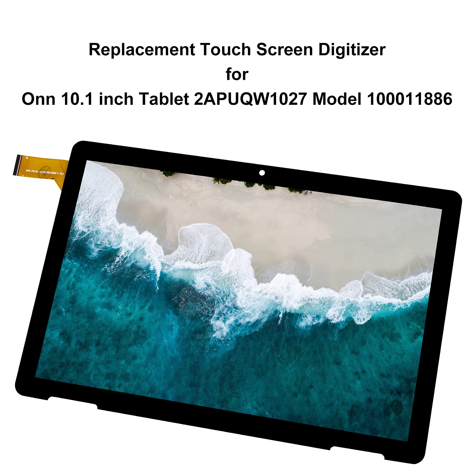 For Onn 10.1 Inch Tablet 2020 2APUQW1027 Model 100011886 Touch Screen Glass Panel Lens Replacement Repair Parts With Free Tools - View #4