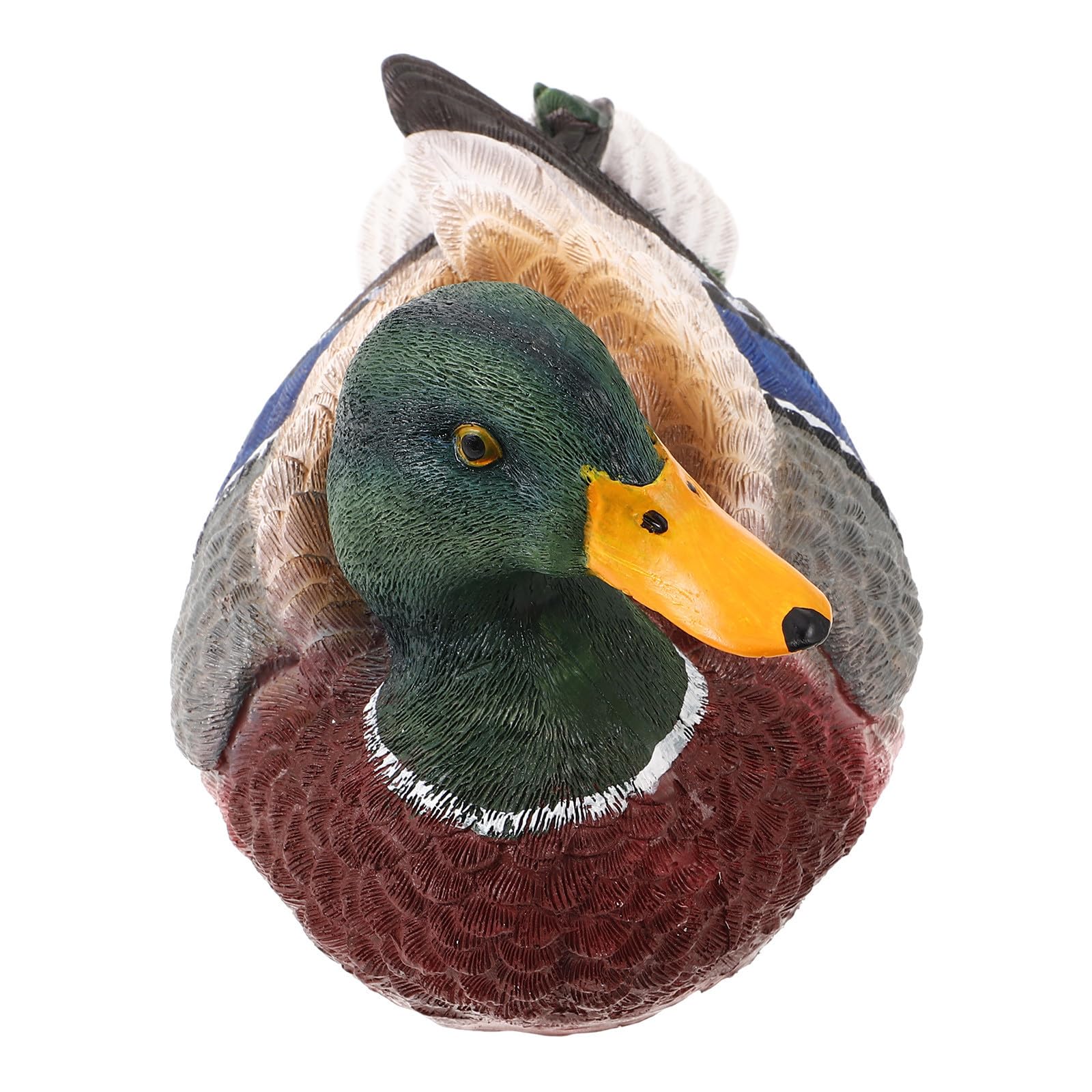 Figura de pato flotante para estanque: decora tu jardín con resina de tacto suave