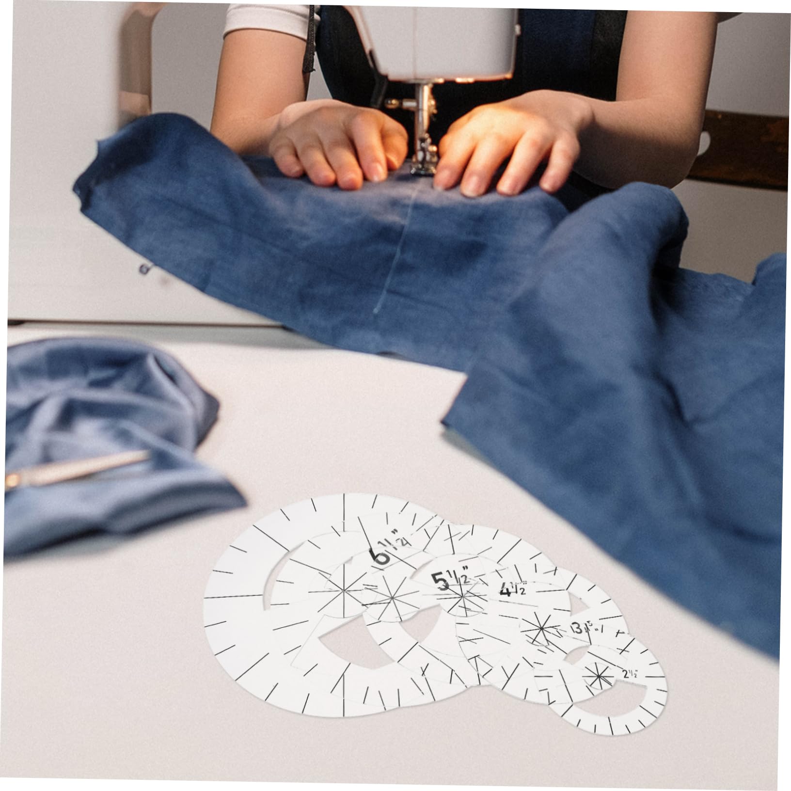 DOITOOL 3 Sätze Patchwork -herrschervorlage Quiltlineal-vorlage Patchwork-lineal Zum Selbermachen Lineale Zum Schneiden Von Kleidung Diy Patchwork-lineal Acryl Transparent 5 Stück * 3