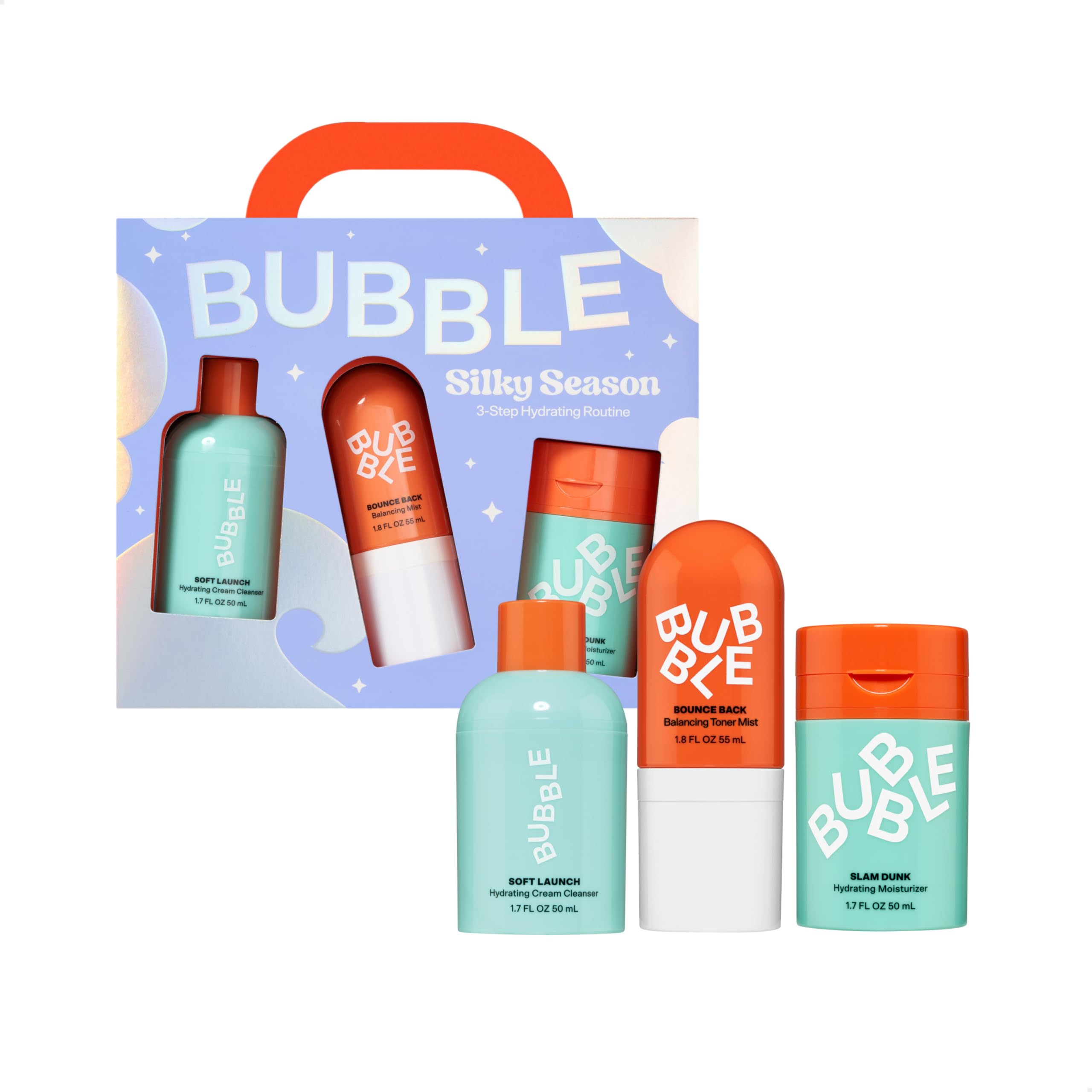 Bubble Skincare Silky Season 3-Step Hydrating Routine (3 Count)