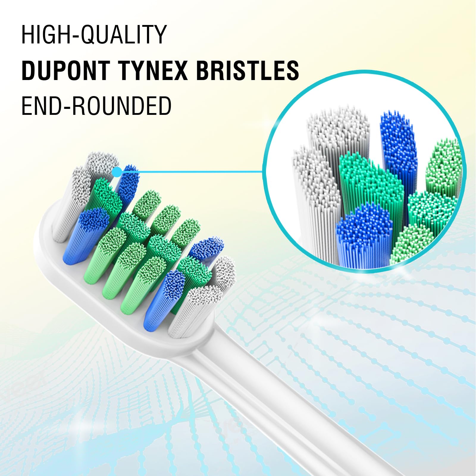 Cabezales de cepillo de repuesto solo compatibles con cepillos de dientes eléctricos Philips Sonicare, 8 unidades, repuestos para ProtectiveClean, para DiamondClean y para ExpertClean