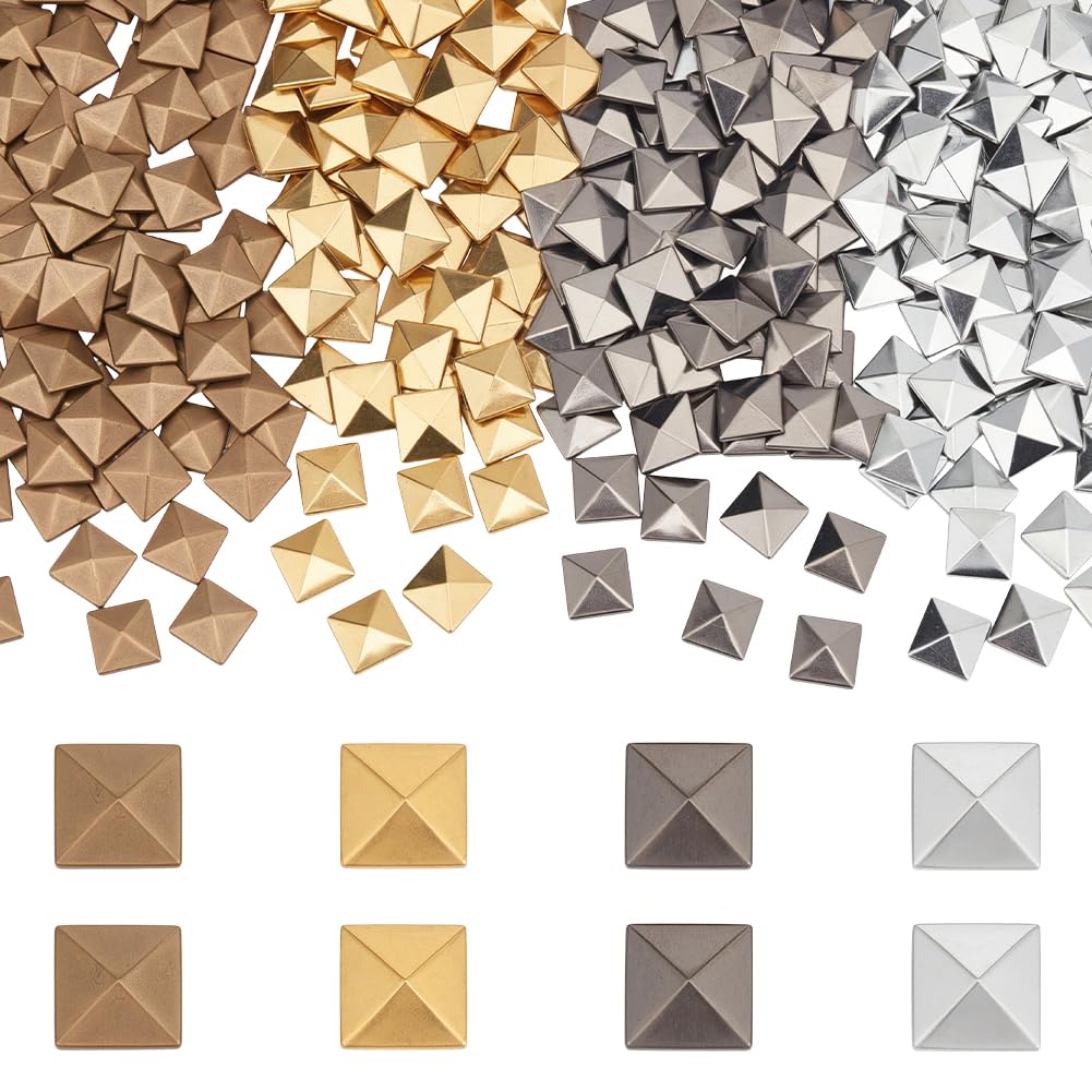 Clous pyramidaux Hotfix 10mm : fixez vos rivets sans outil de perçage sur vos tissus