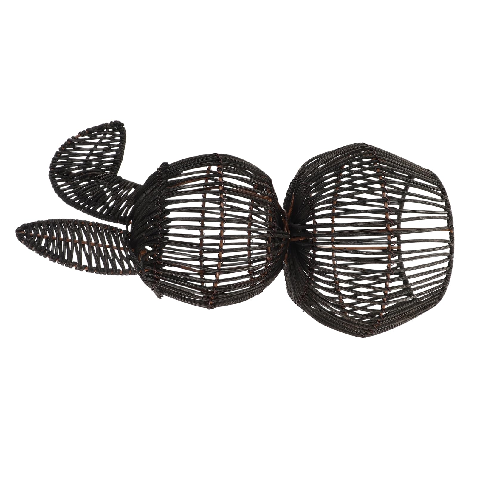 Healeved Piccolo Coniglietto Intrecciato in Rattan 15x30 Cm – Decorazione Pasquale Primaverile Artigianale per Casa e Tavolo, Coniglio Decorativo Rustico per Soggiorno e Ambienti Interni