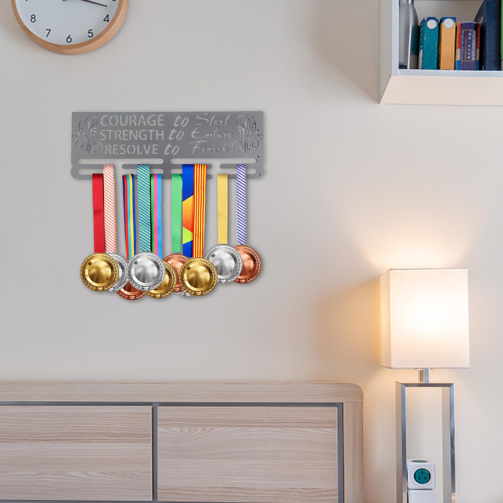 SUPERDANT Gymnastique Médaille Cintre Présentoir Danse Sports Médailles Présentoir Pour 40