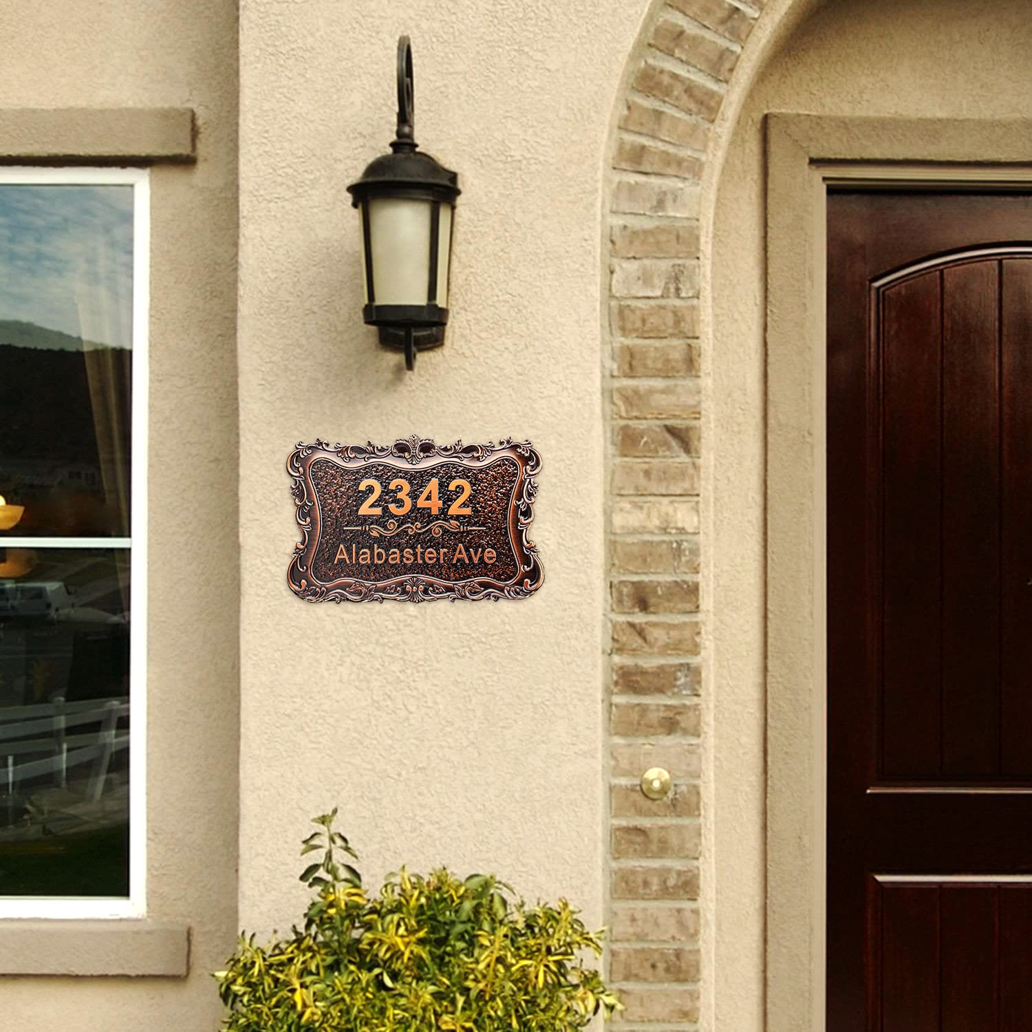 Numéro De Maison Personnalisé En Métal, Acrylique, 7,6 X 30,5 Cm