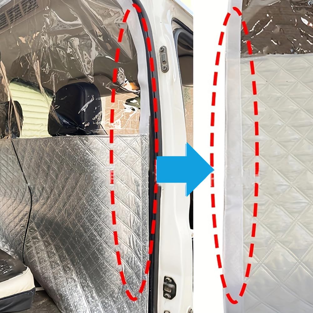 Trennwand für Auto, mit Reißverschluss, für Hochdach, Wohnmobil, Wohnwagen
