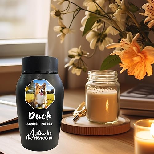 Miniatura 6 de Urnas personalizadas para mascotas para cenizas de perros y gatos, nombre de mascota personalizado para urnas de cremación, urnas de recuerdo