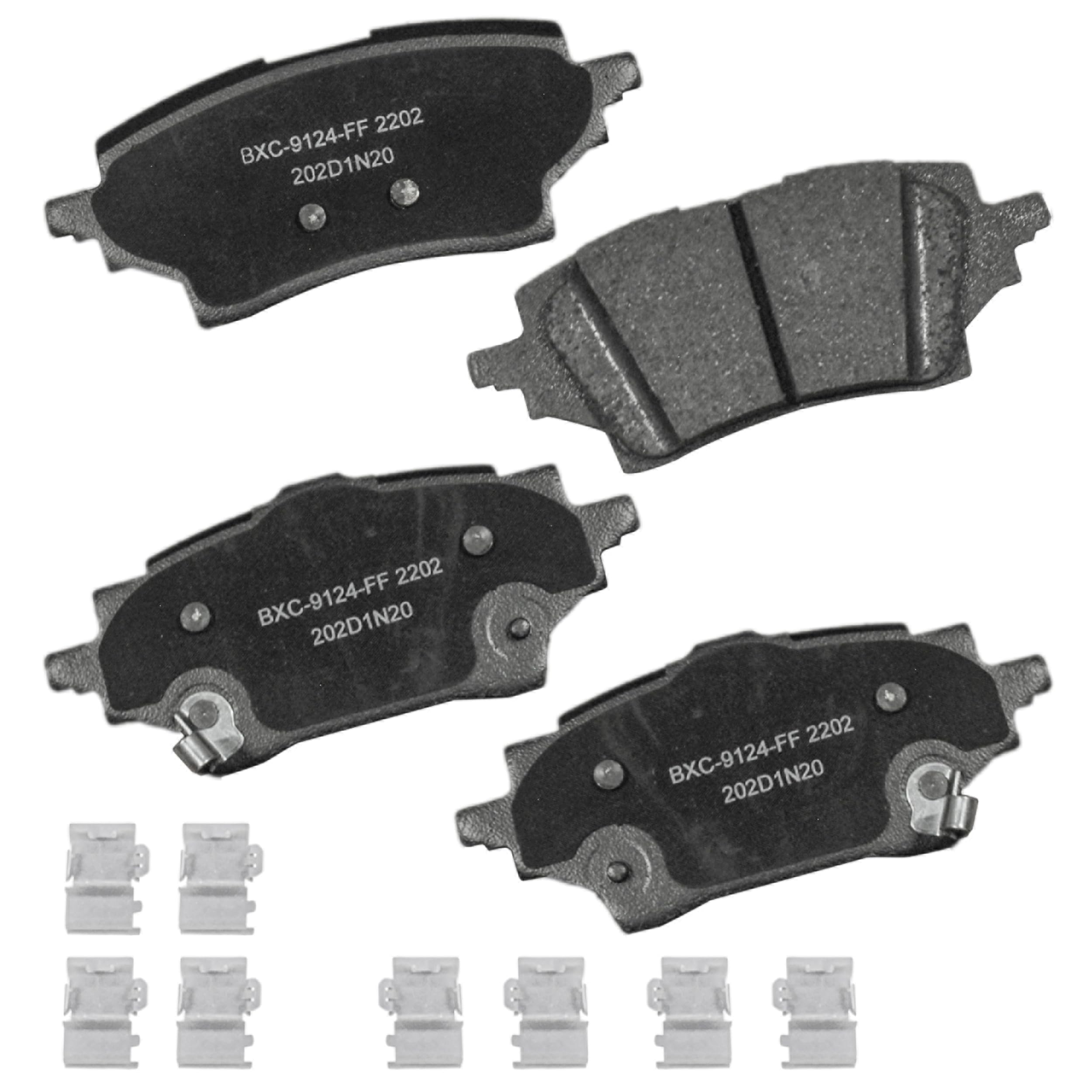 Bendix Premium SBC2202 Ceramic Rear Brake Pads for Toyota C-HR 2022-2019