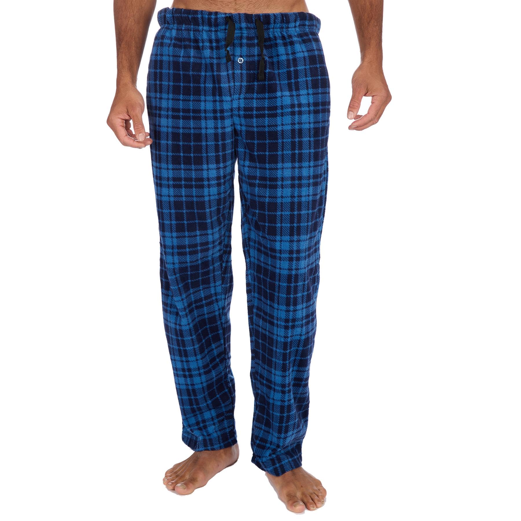 Style It Up Men's Navy-Blue Polar Fleece Lounge Pants (, Xl)