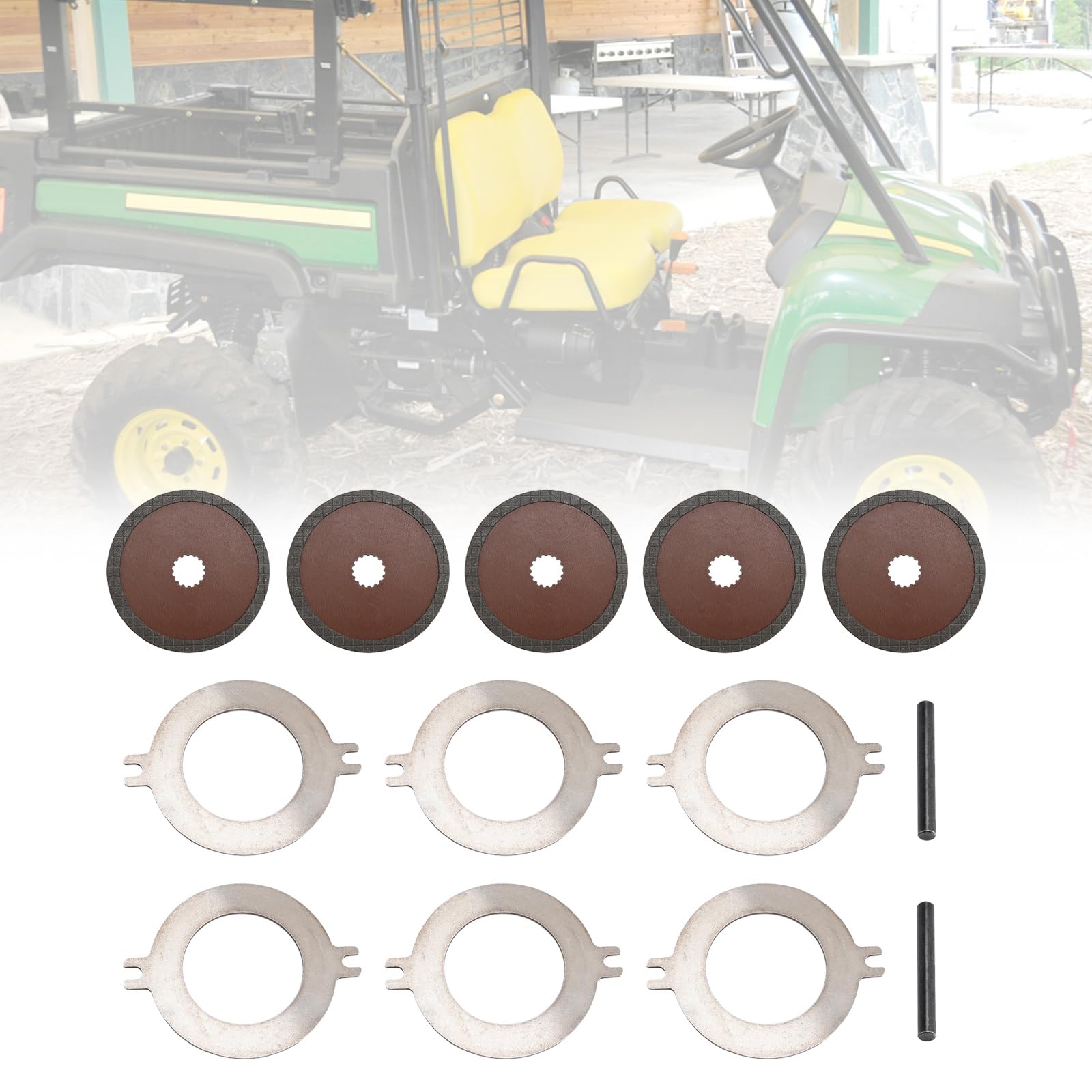 MAD HORNETS Front Brake Disc Kit AM148465 Adapté pour John Deere Gator XUV625i XUV825E XUV825i XUV825M XUV835E XUV835M XUV835R XUV855D XUV865E XUV865M XUV865R