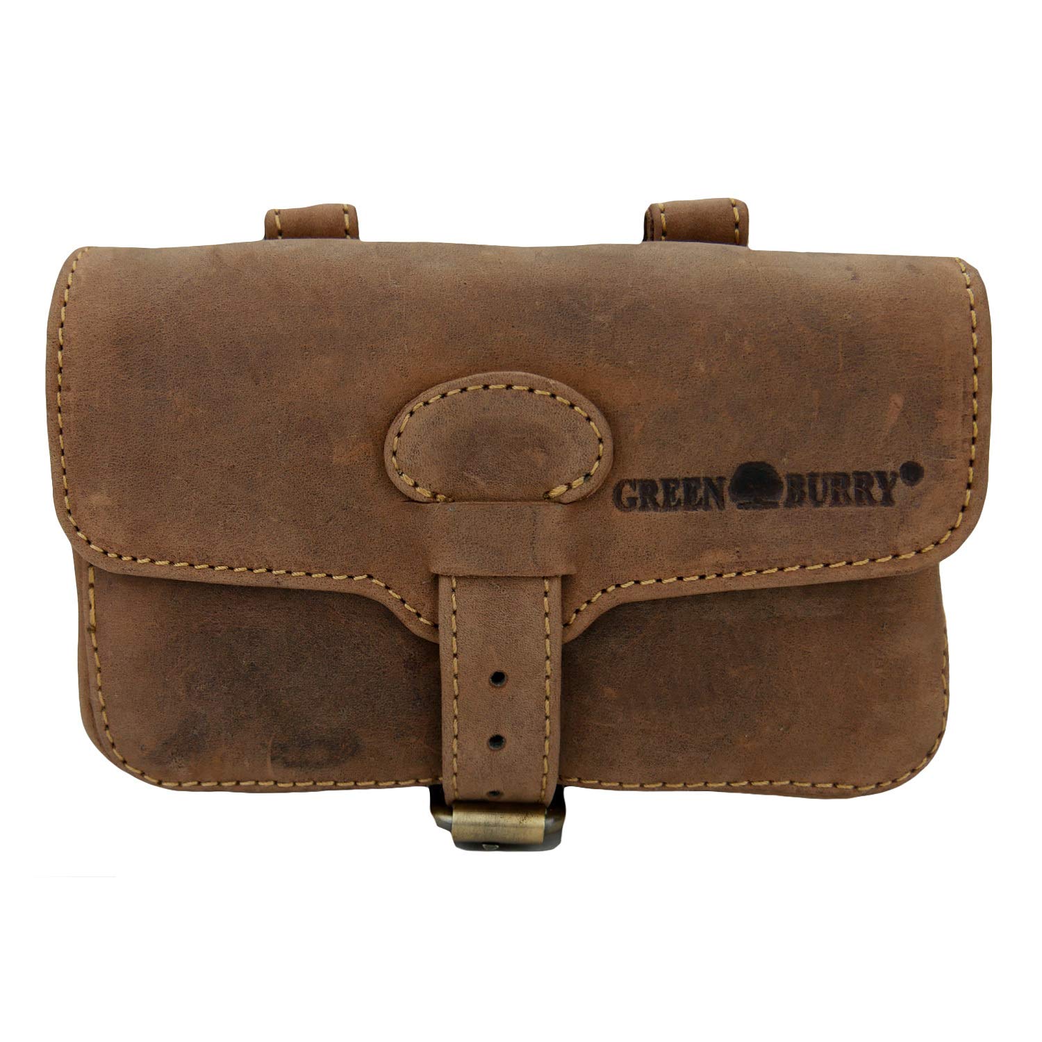 Greenburry Vintage Leder Gürteltasche Seitentasche Bauchtasche Hüfttasche 1755M-25