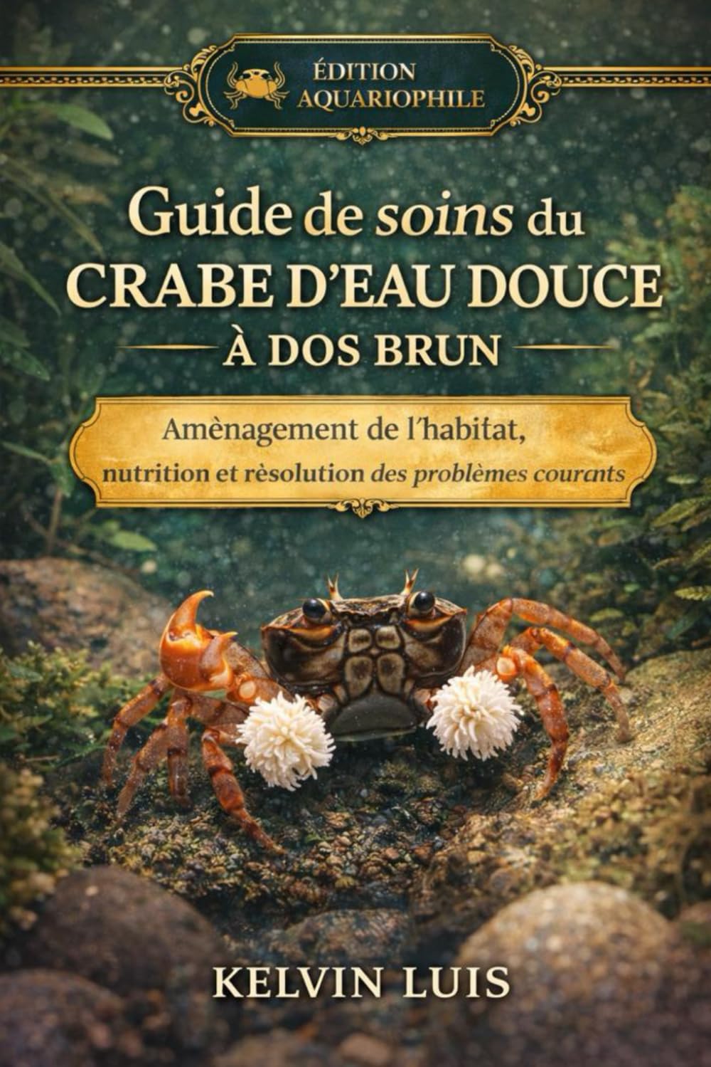GUIDE DE SOINS DU CRABE D’EAU DOUCE À DOS BRUN: Aménagement de l’habitat, nutrition et résolution des problèmes courants