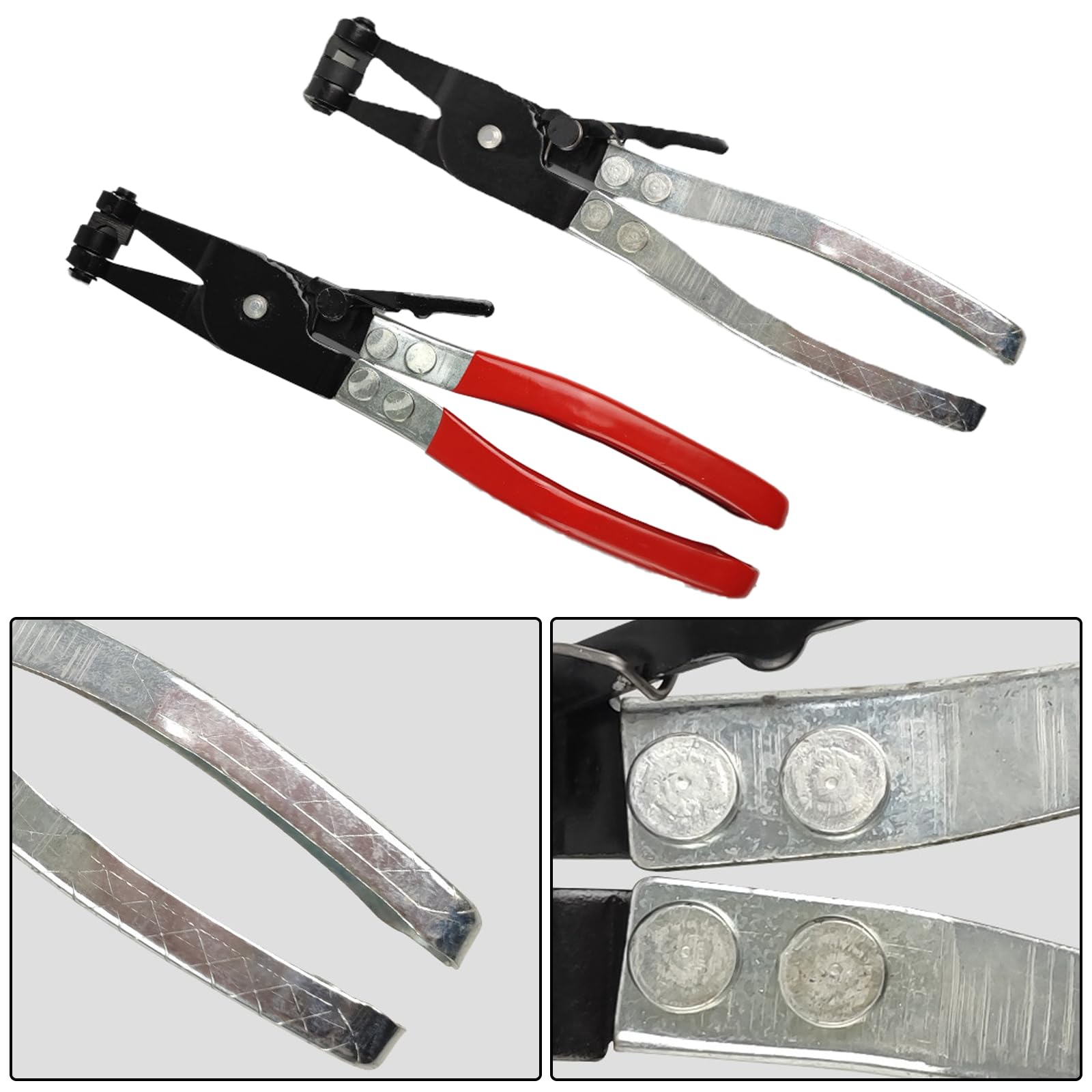 Auto Hose Clamp Pliers – Swivel Jaw Locking – For Car Water Pipes, Fuel, Coolant Clips
