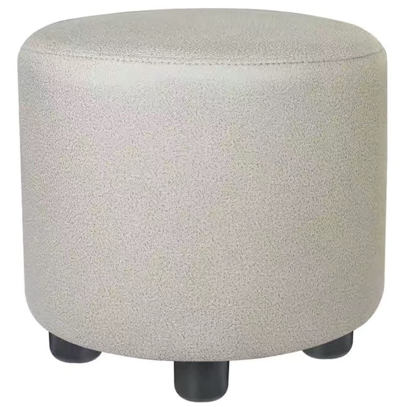 Repose-Pieds Rond en tissu technologique haut de gamme pouf LUNEZY 11,8"