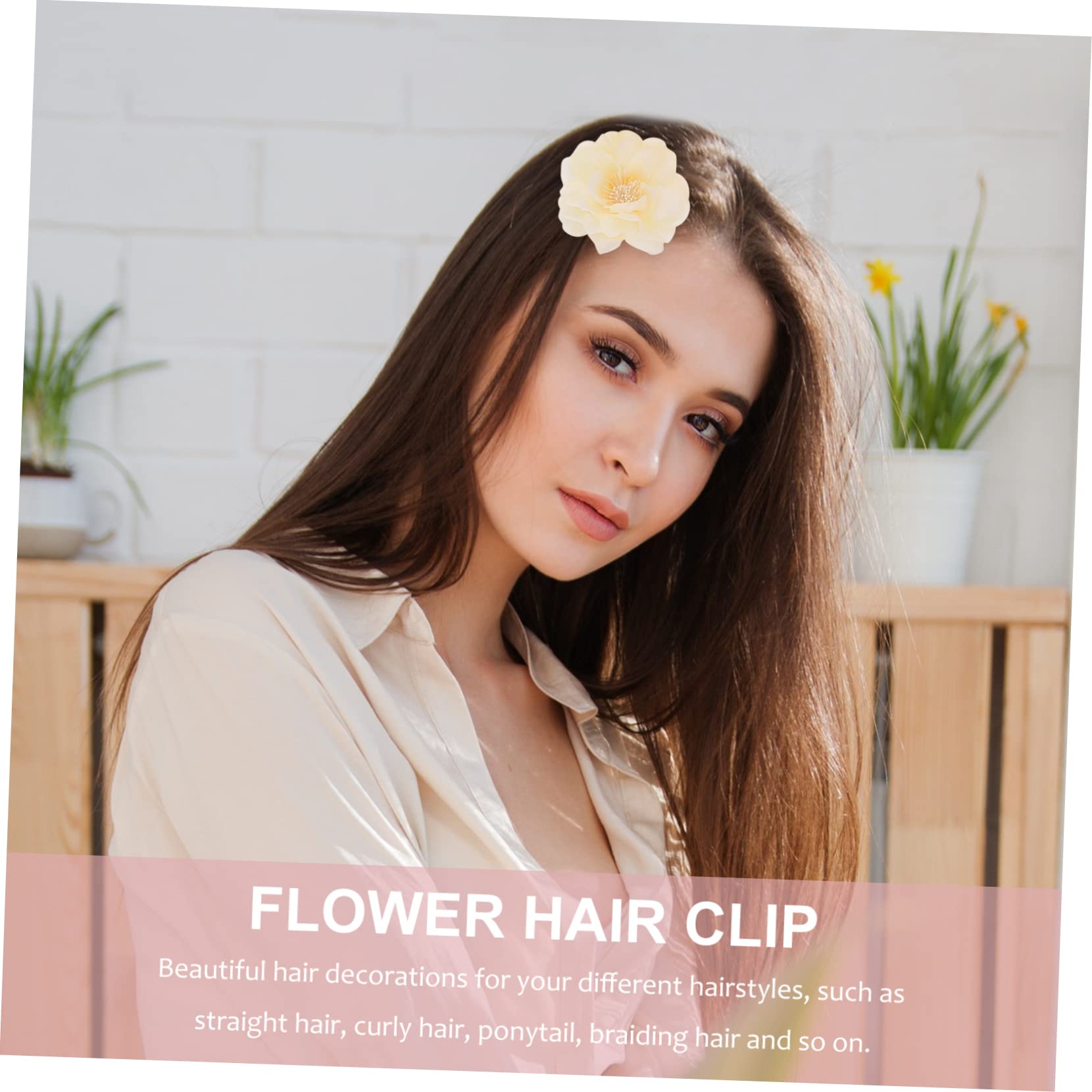 VICASKY 63 Pezzi Forcina Di Fiori Fermagli Per Le Donne Accessori Floreali Per Fermagli a Fiore Per Per Per Bambini Per Da Ragazza Ferro