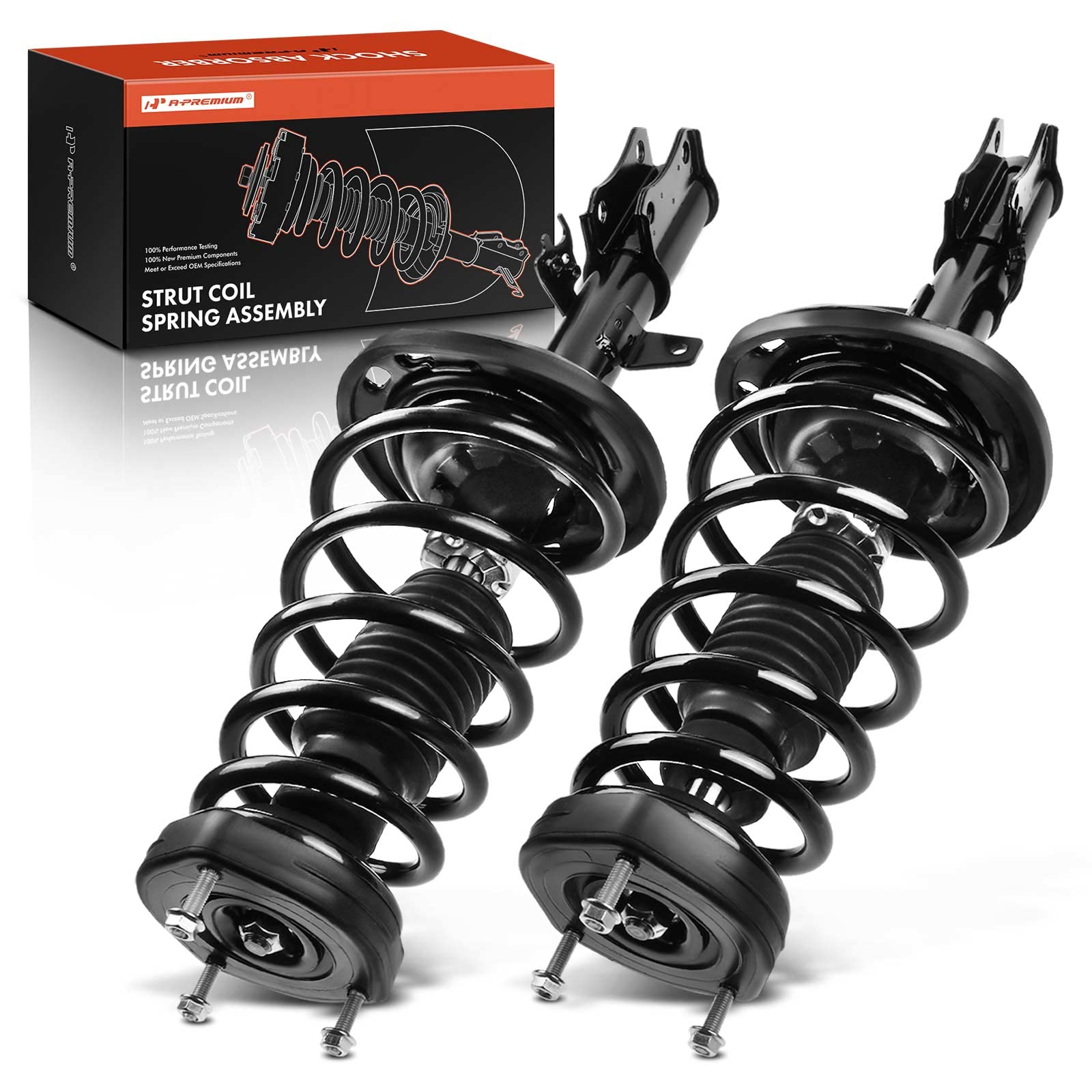 Photo 1 of A-Premium Rear Pair (2) Complete Strut & Coil Spring Assembly Compatible with Toyota Avalon 2004 2005, Driver and Passenger Side