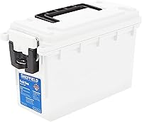 Vista 16 de Caja de almacenamiento de municiones Sheffield 12629, cajas de campo apilables de.30 calibre, resistentes al agua y al polvo, caja de almacenamiento