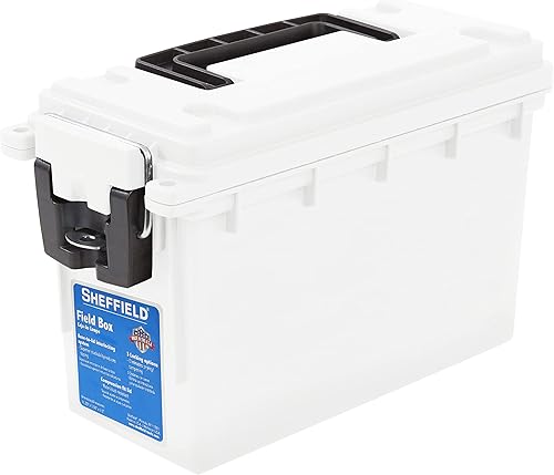 Miniatura 15 de Sheffield 12631 Caja de almacenamiento de munición, apilable, cajas de campo de .30, resistente al agua y al polvo, caja de almacenamiento
